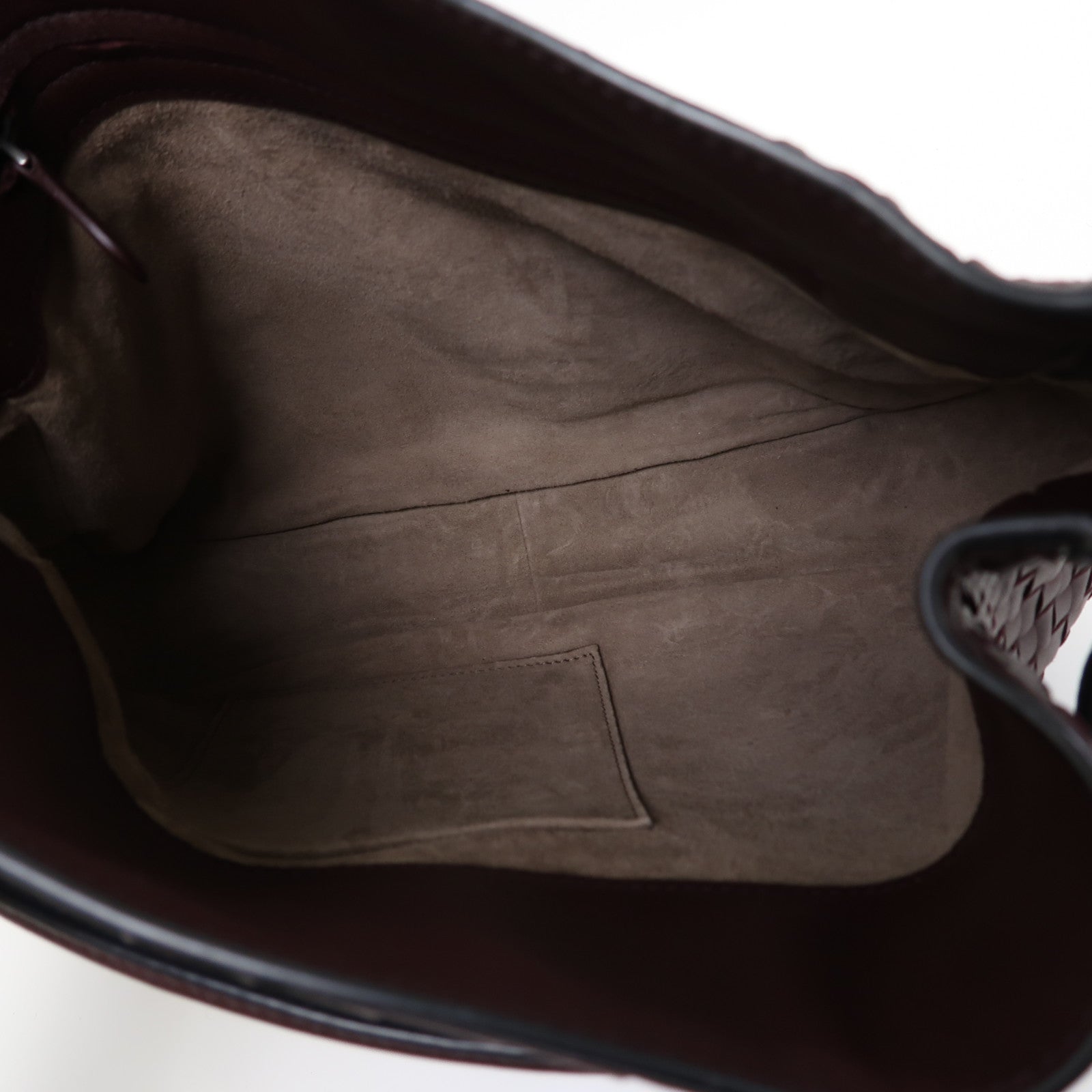 BOTTEGA VENETA 織紋皮革Intrecciato Loop Hobo Bag肩背袋紅色