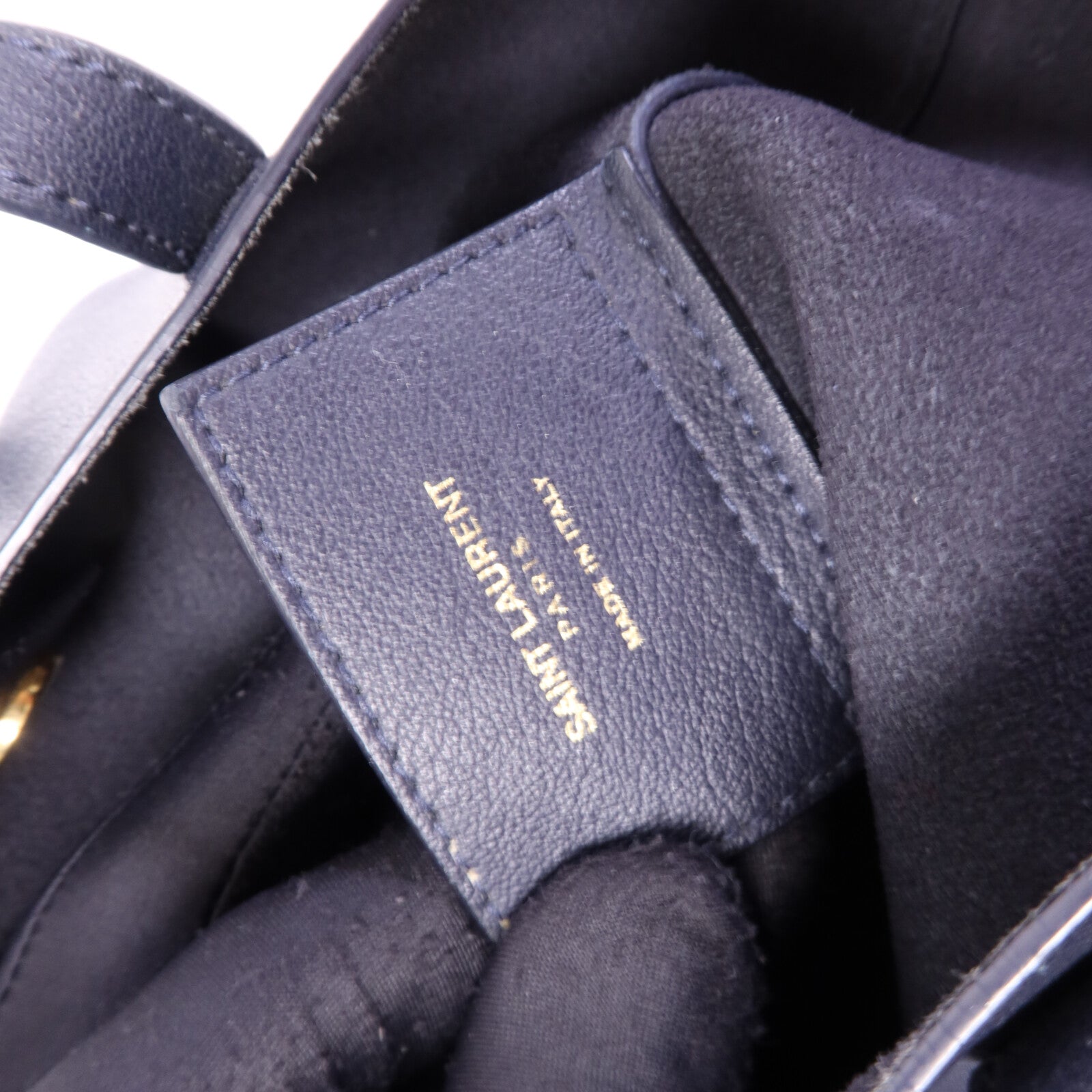 SAINT LAURENT 牛皮皮革2 Way Shoulder Bag金扣手挽肩背兩用袋