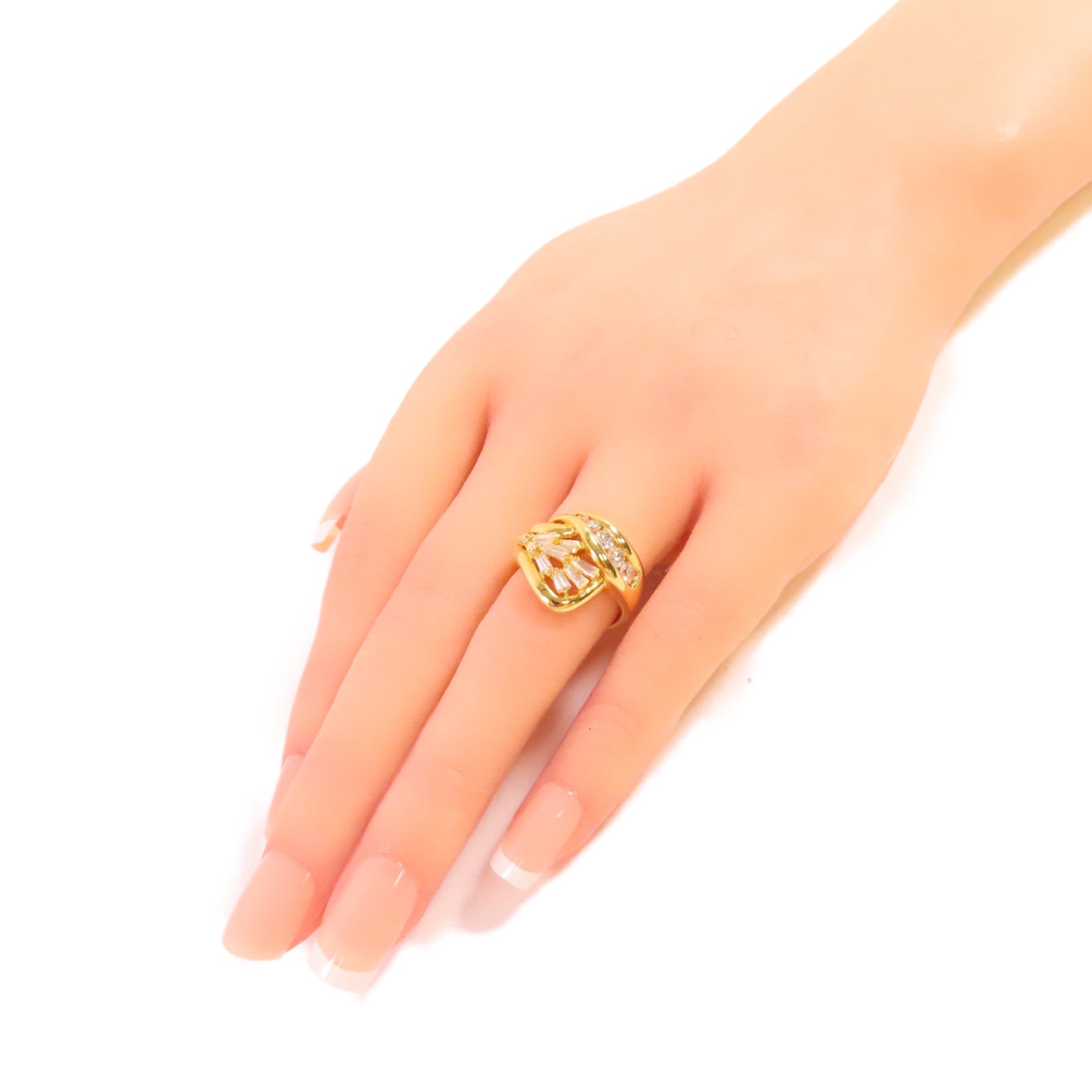 JEWELRY 【激減優惠】18K黃金/1.37ct鑽石Diamond Ring戒指US#6.25