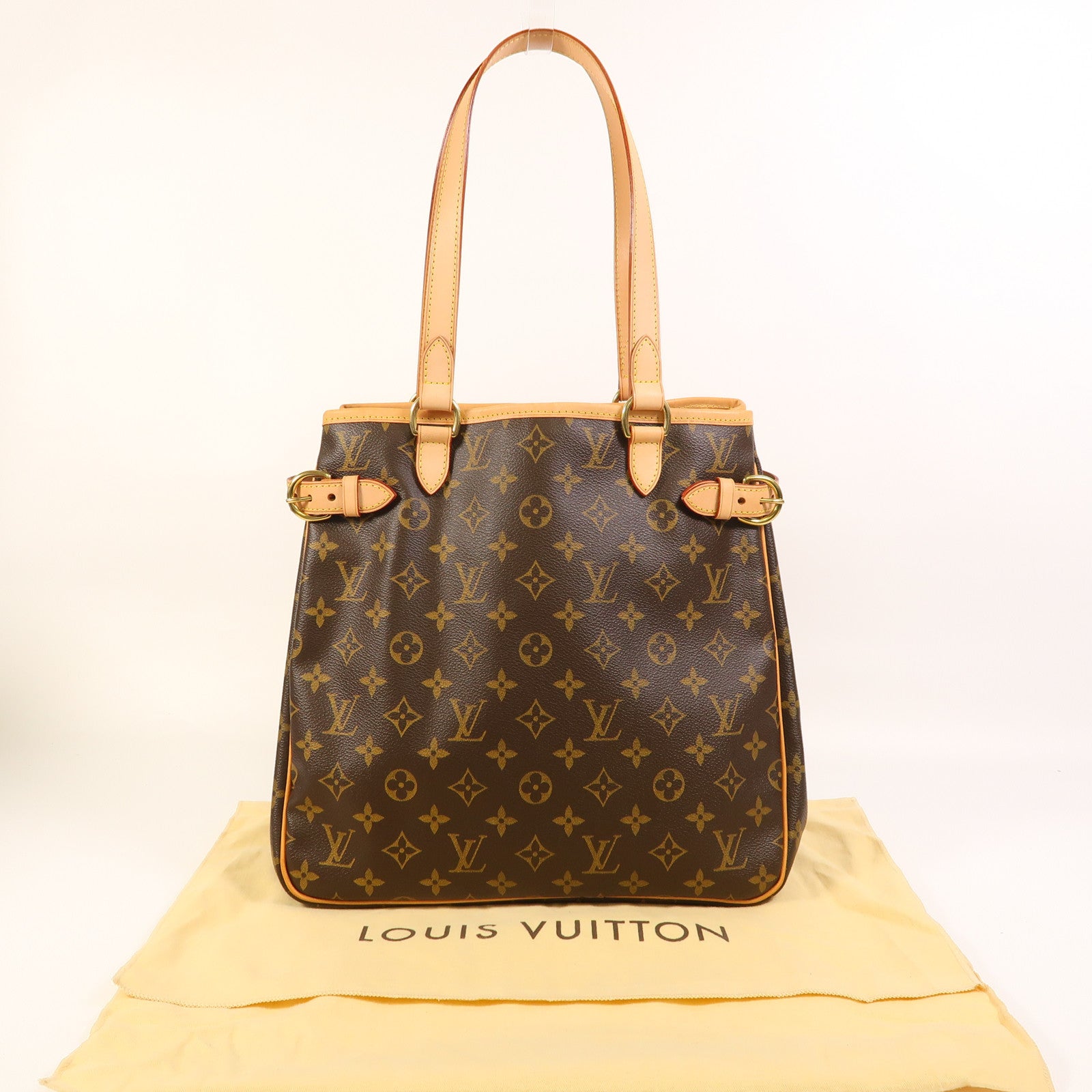 LOUIS VUITTON Monogram Batignolles金扣肩背袋