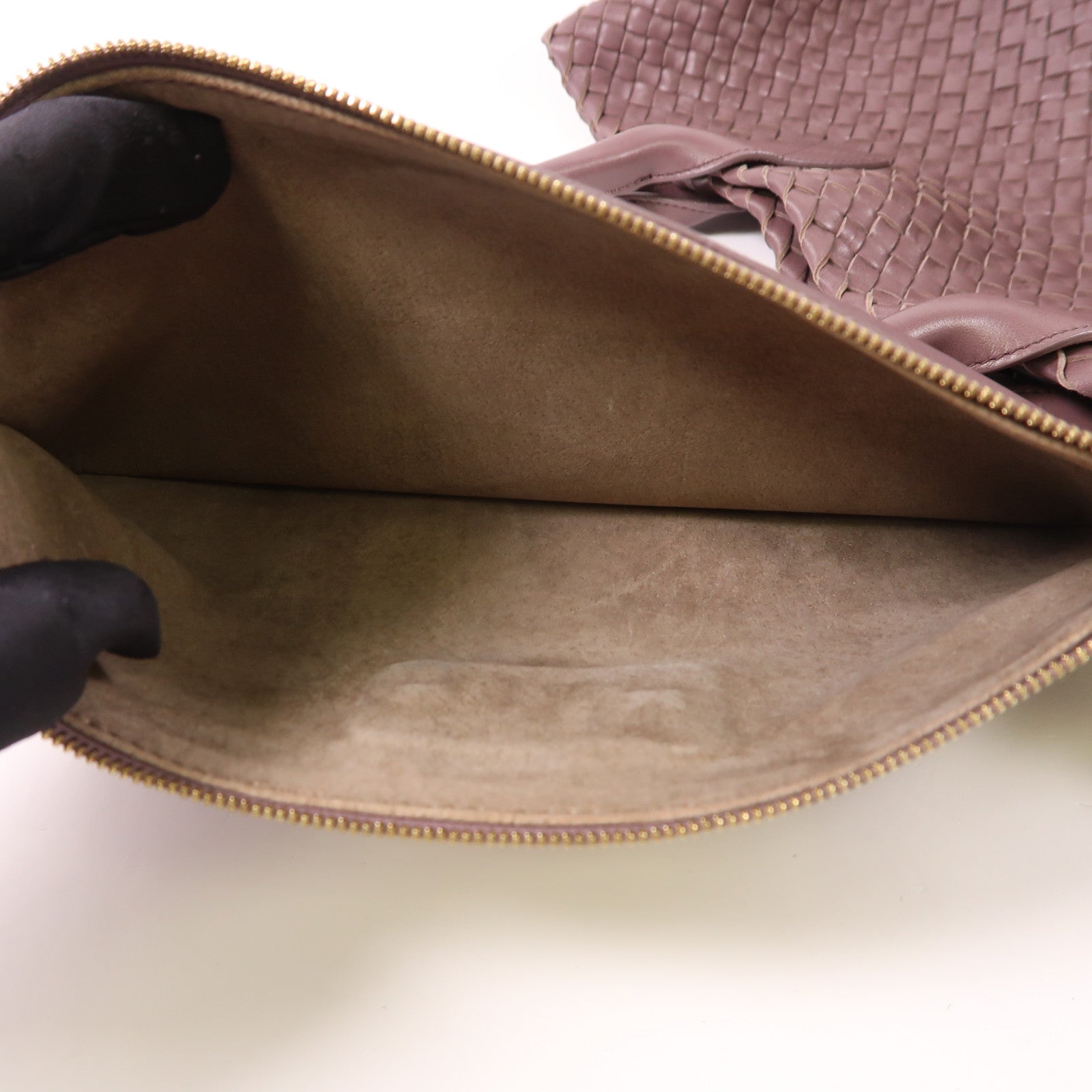 BOTTEGA VENETA BV Tote Bag Lambskin Leather Purple 141498