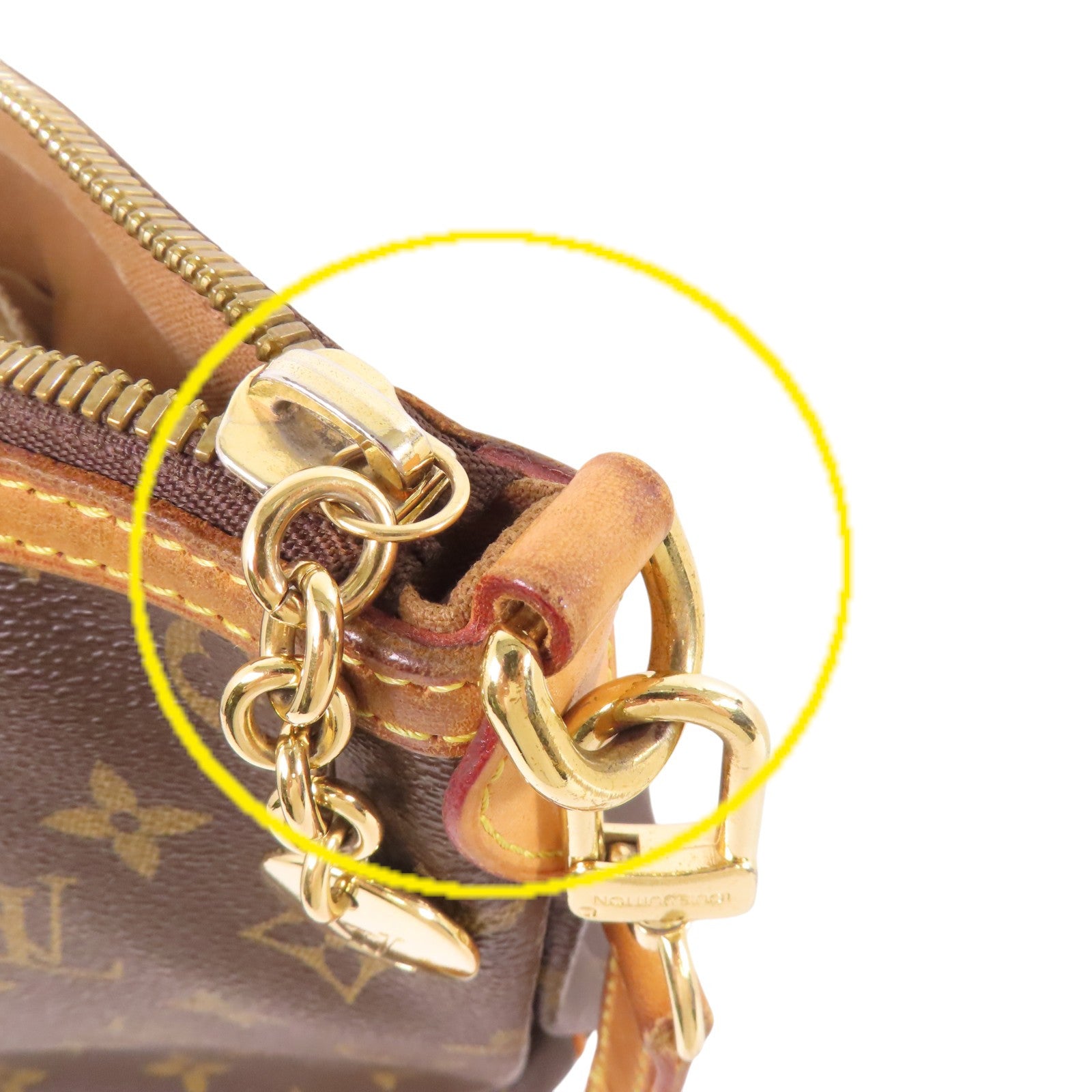 LOUIS VUITTON Monogram Palermo PM金扣手挽肩背兩用袋