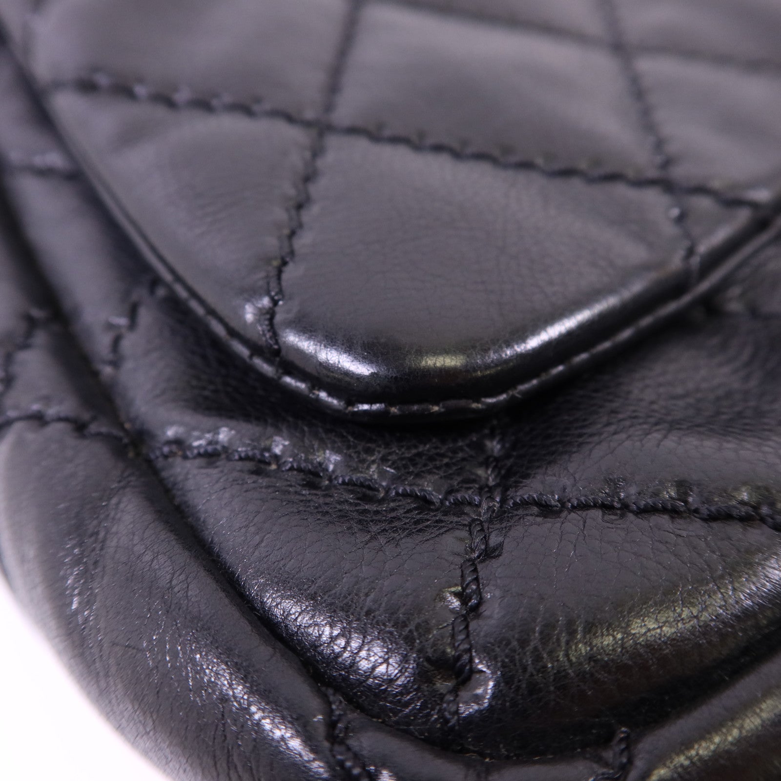 CHANEL 牛皮皮革Shoulder Bag金扣肩背袋