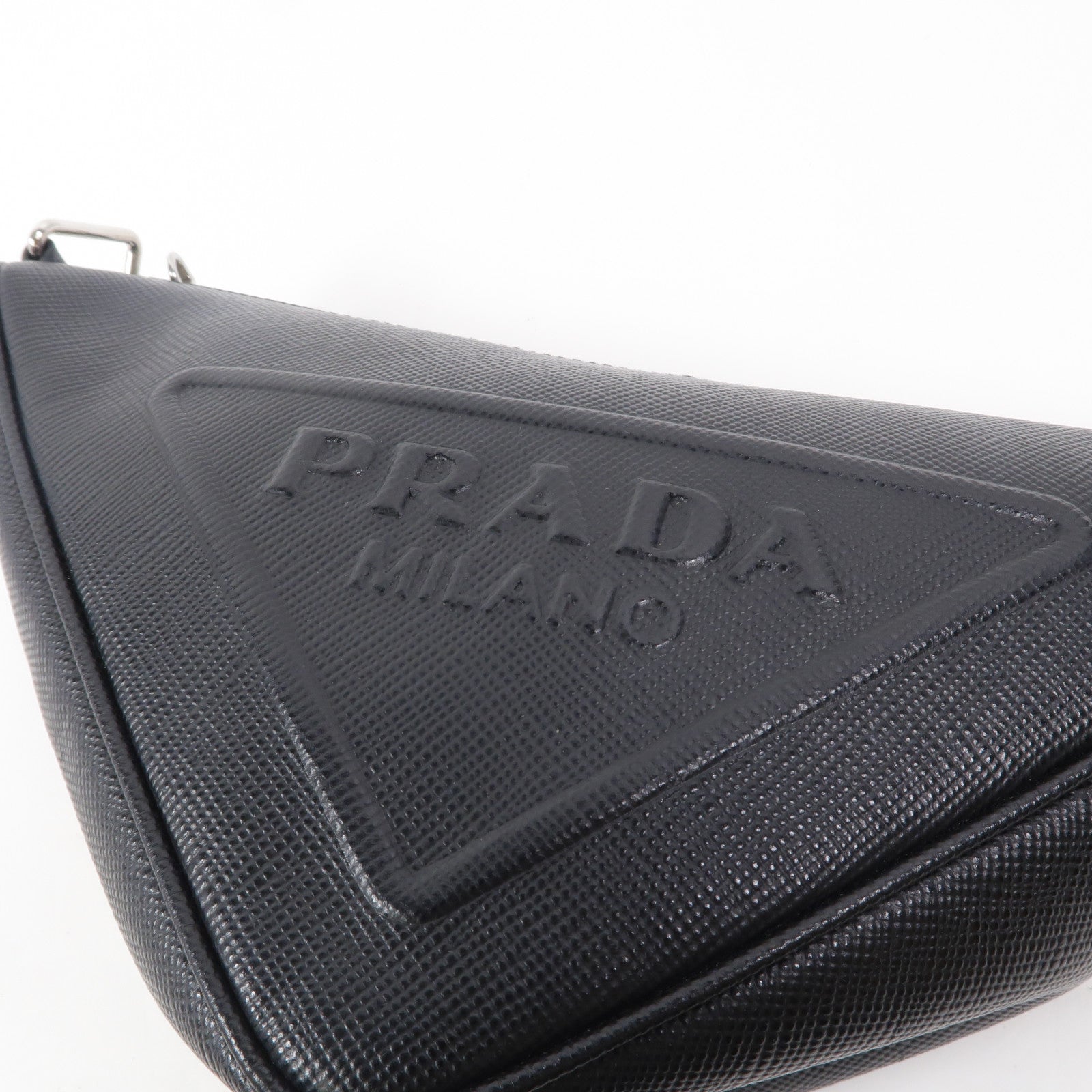 PRADA 牛皮皮革Triangle Bag肩背袋