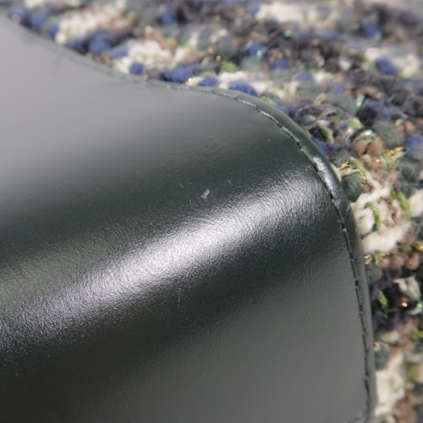 CHANEL CC GHW/SHW Gabrielle Bag Shoulder Bag Medium Hobo Tweed Calfskin Leather