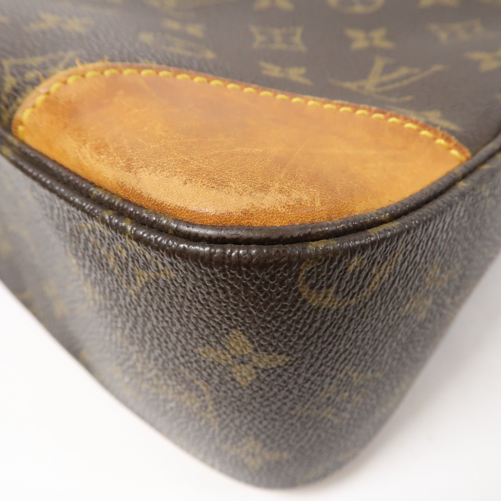LOUIS VUITTON Monogram Boulogne金扣肩背袋啡色