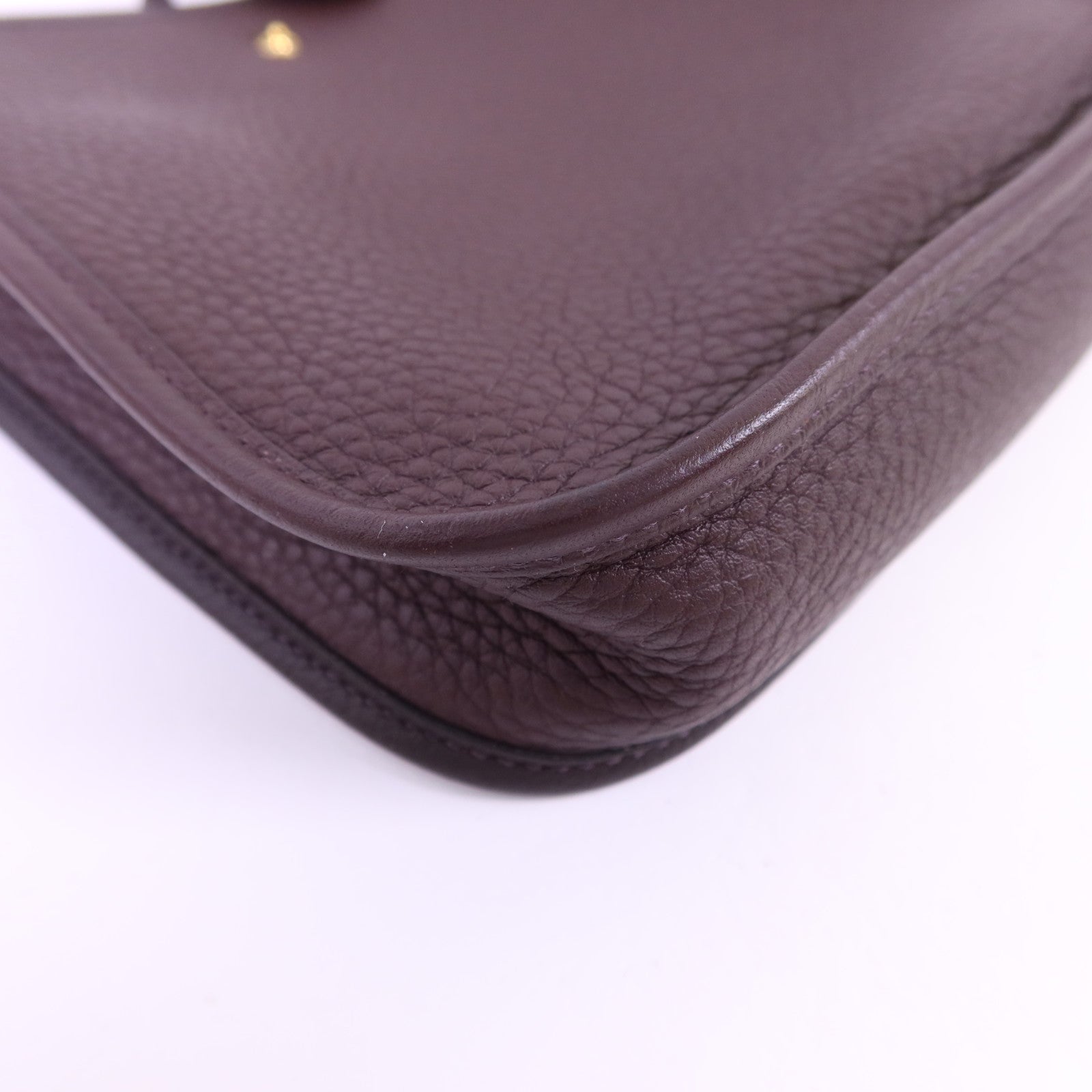 HERMES Clemence皮革Evelyne TPM金扣肩背袋
