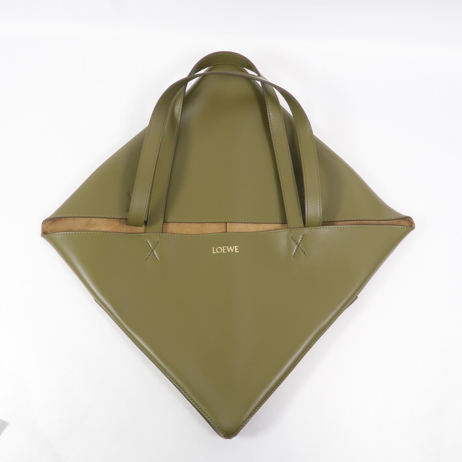 LOEWE 牛皮皮革Puzzle Fold Tote XL肩背袋