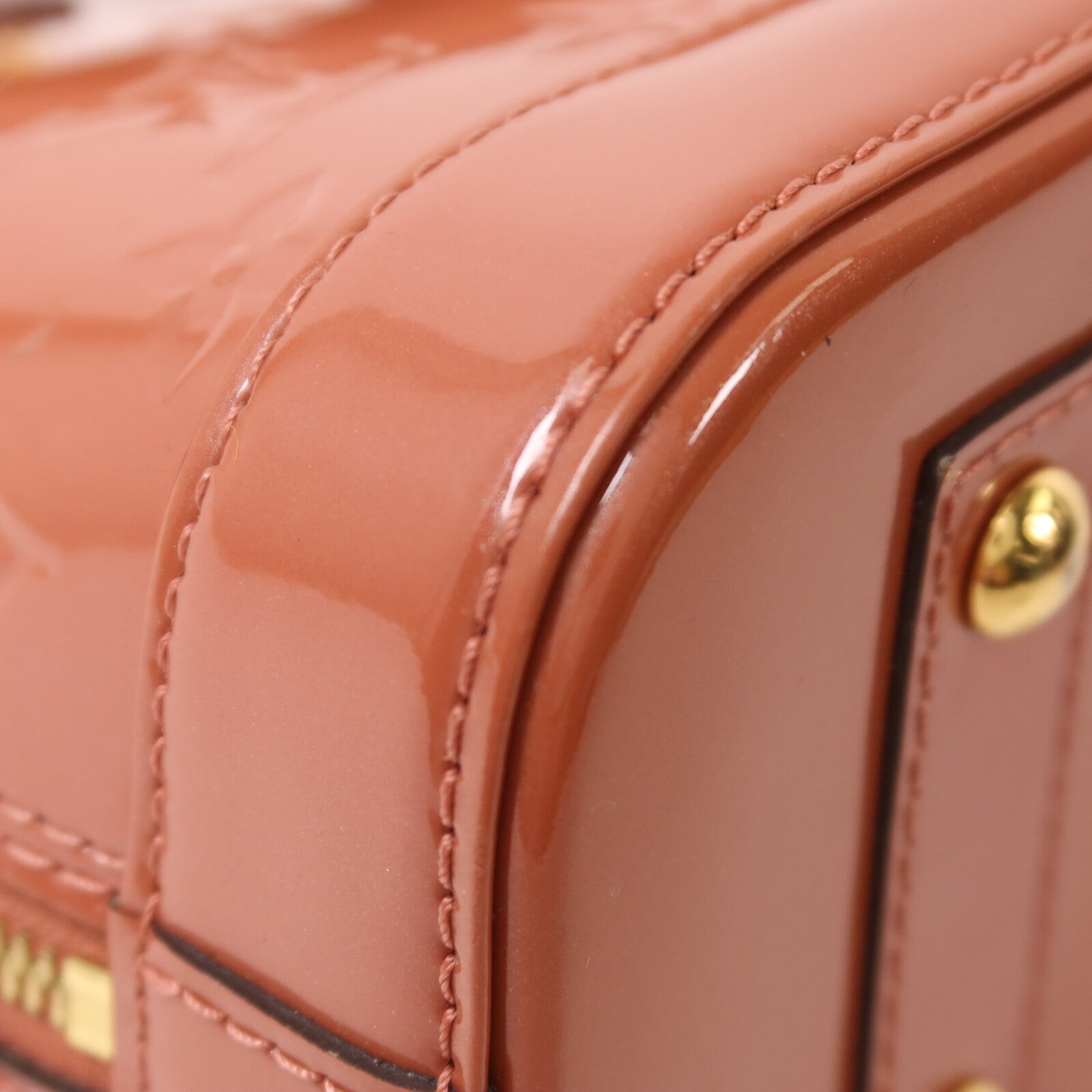 LOUIS VUITTON Monogram Vernis Alma BB手挽肩背兩用袋