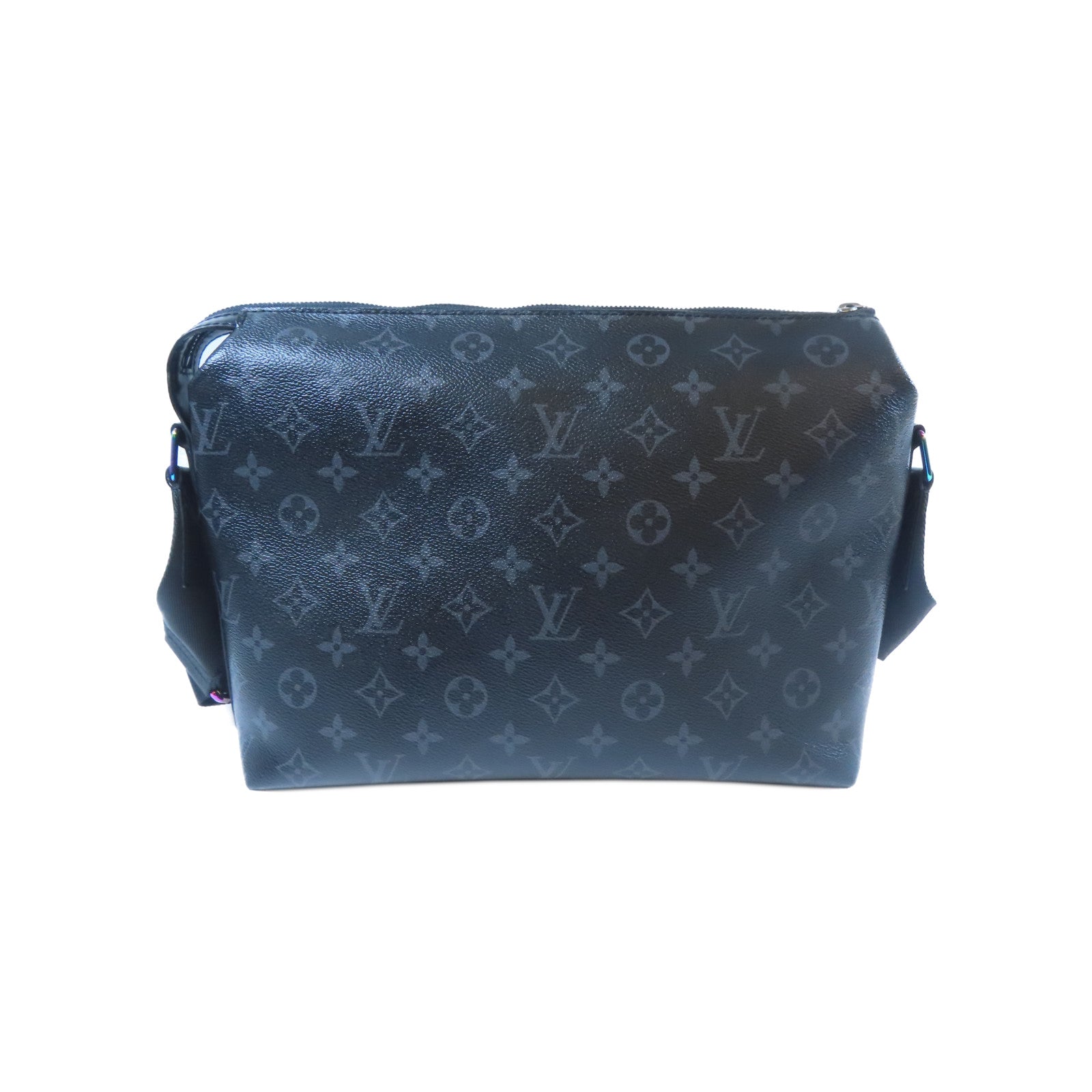 LOUIS VUITTON 【激減優惠】Monogram Eclipse Apollo Messnger MM X Hiroshi Fujiware銀扣肩背袋黑色