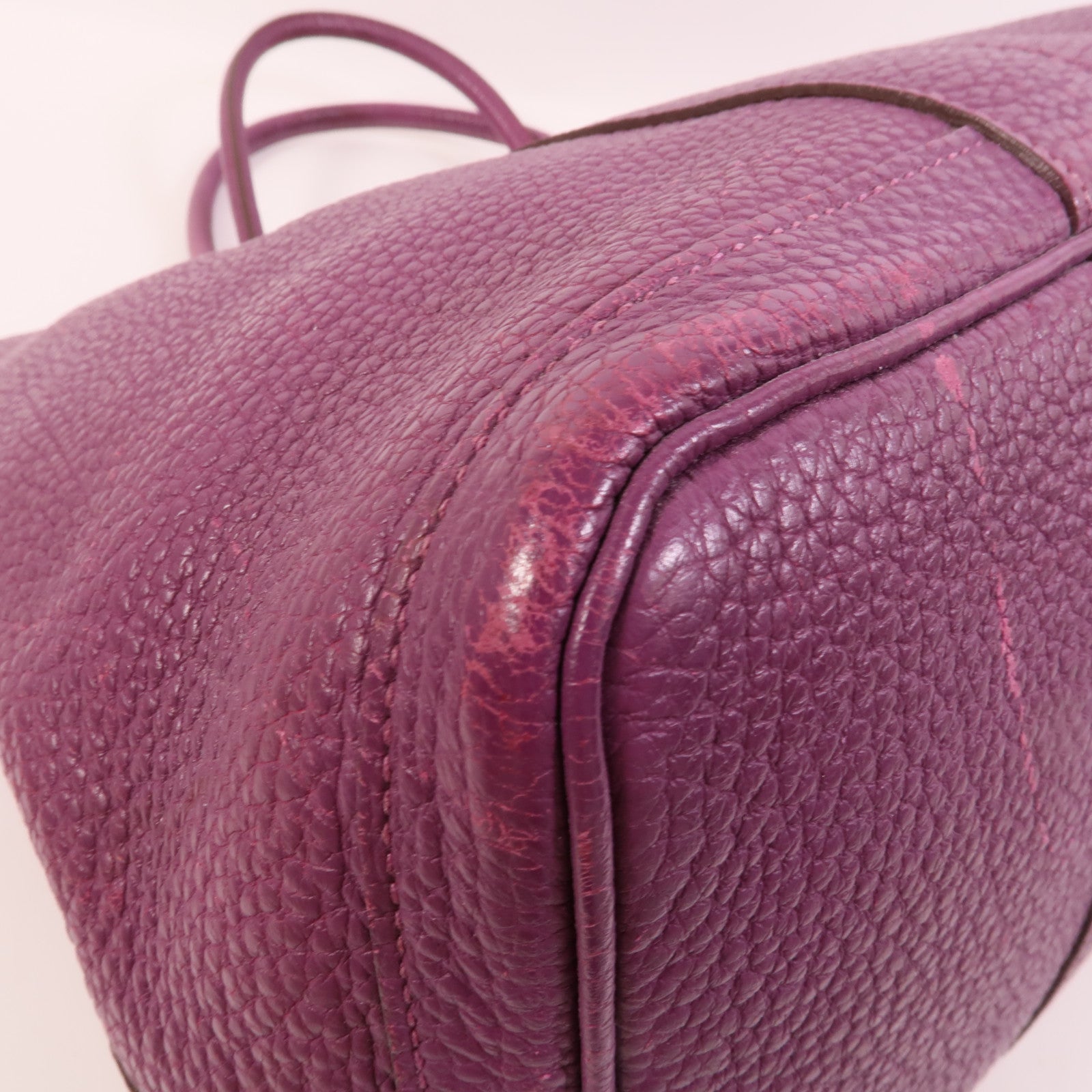 HERMES Clemence皮革 Garden Party PM手挽袋Anemone