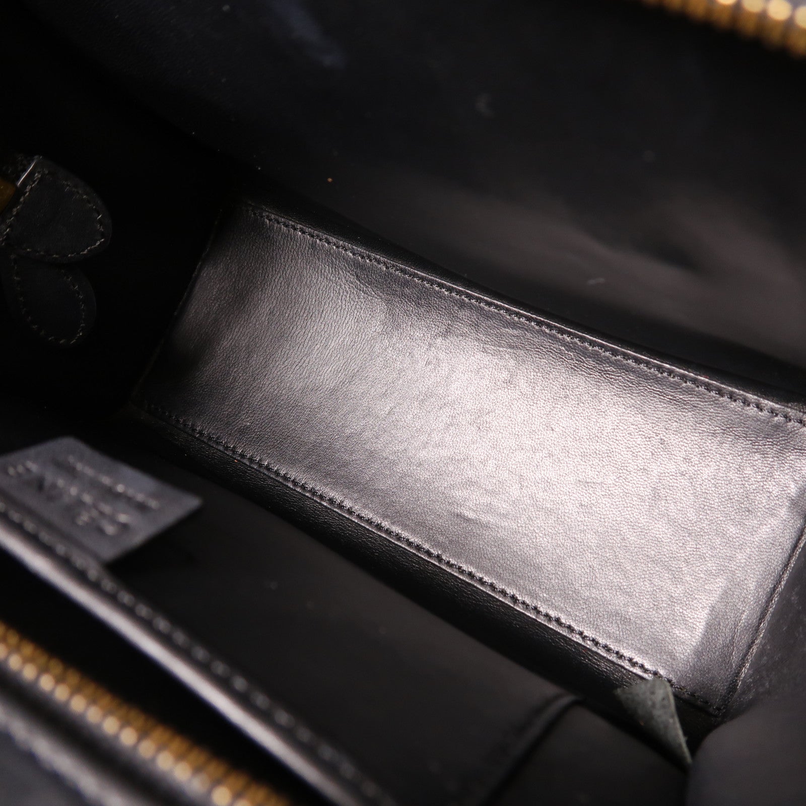 CELINE 牛皮皮革Nano Luggage金扣手挽肩背兩用袋
