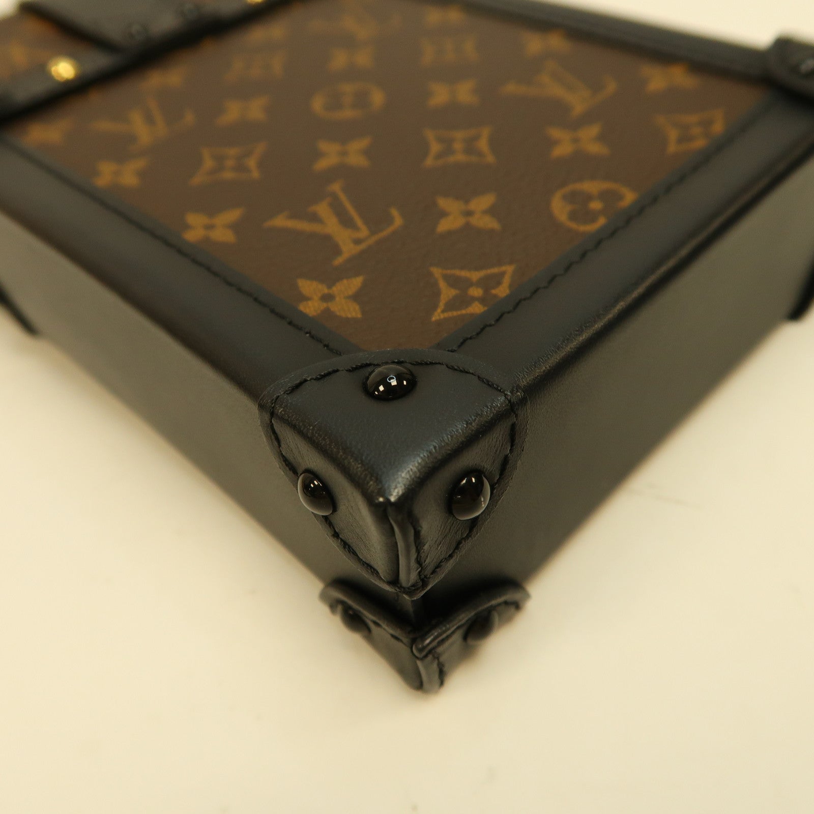LOUIS VUITTON 【激減優惠】Monogram Po Truck Vert金扣肩背袋啡色