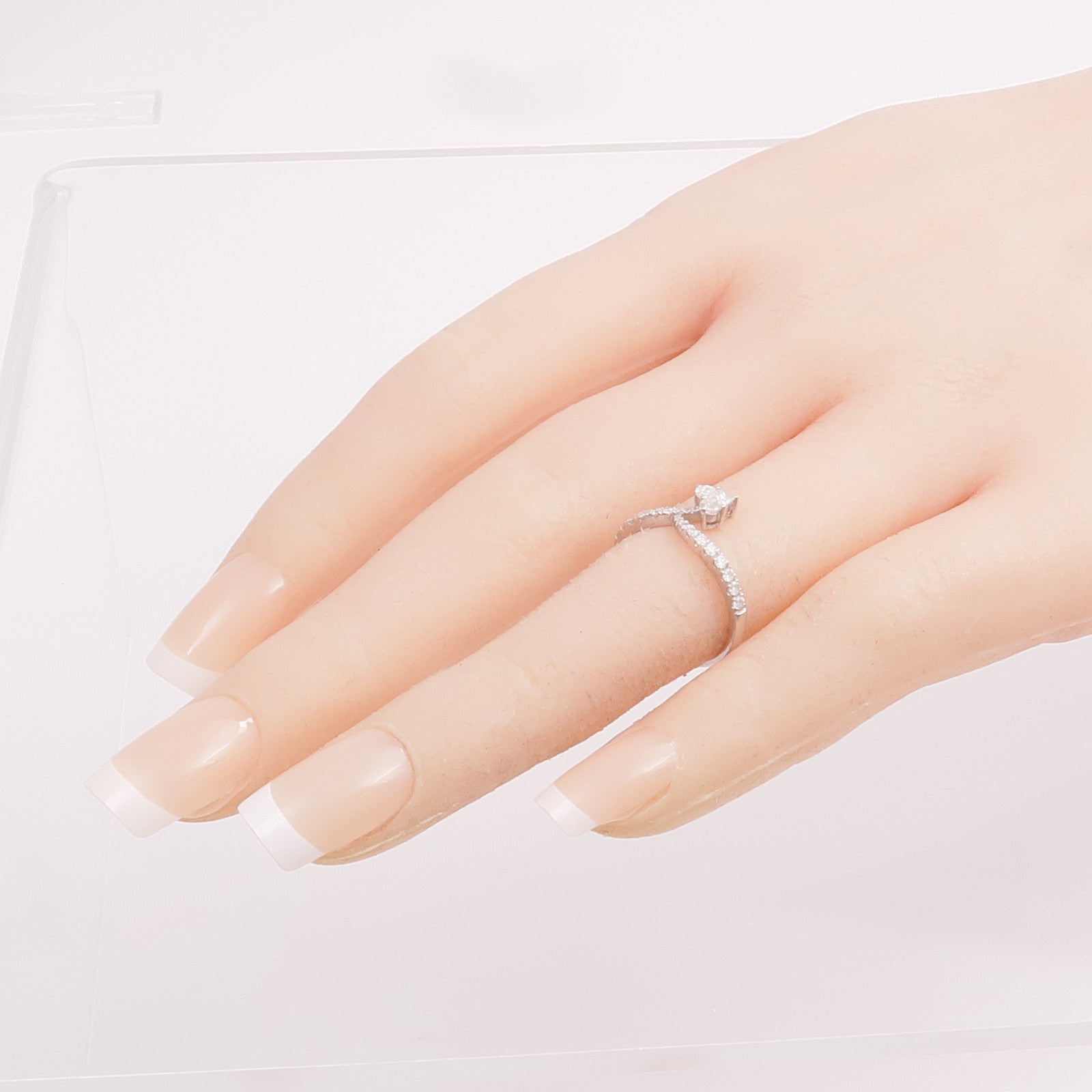 JEWELRY 18K白金Diamond Ring鑽石戒指US#4.25