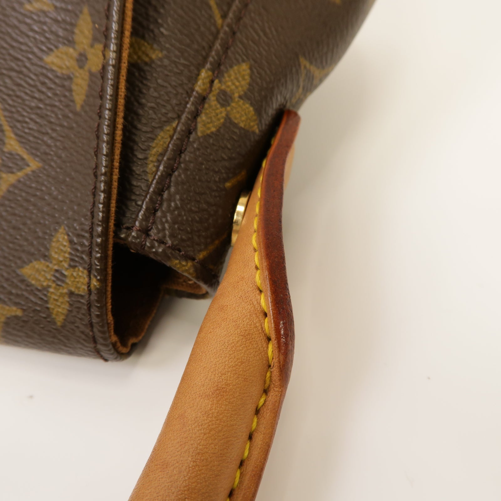 LOUIS VUITTON Monogram Mini Looping Shoulder Bag金扣肩背袋啡色