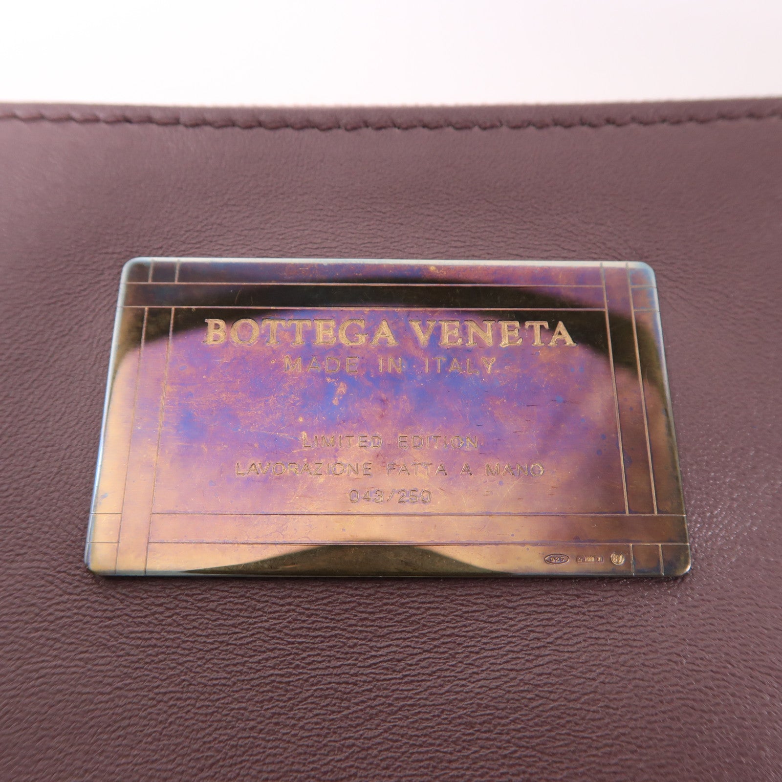 BOTTEGA VENETA BV Tote Bag Lambskin Leather Purple 141498