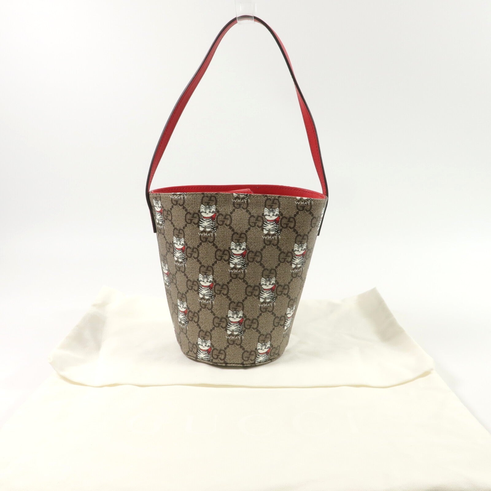 GUCCI 塗層帆布Bucket Bag手挽袋