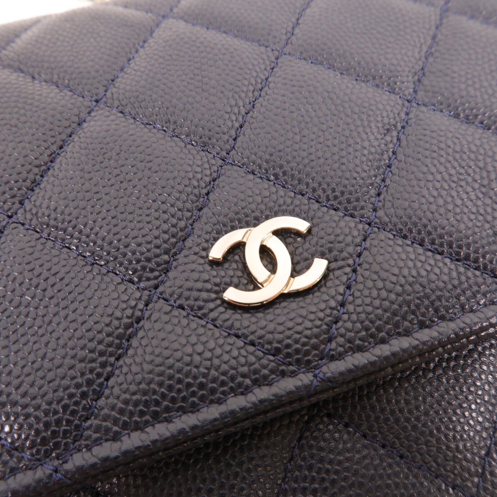 CHANEL 牛皮皮革WOC Wallet On Chain鏈帶肩背袋