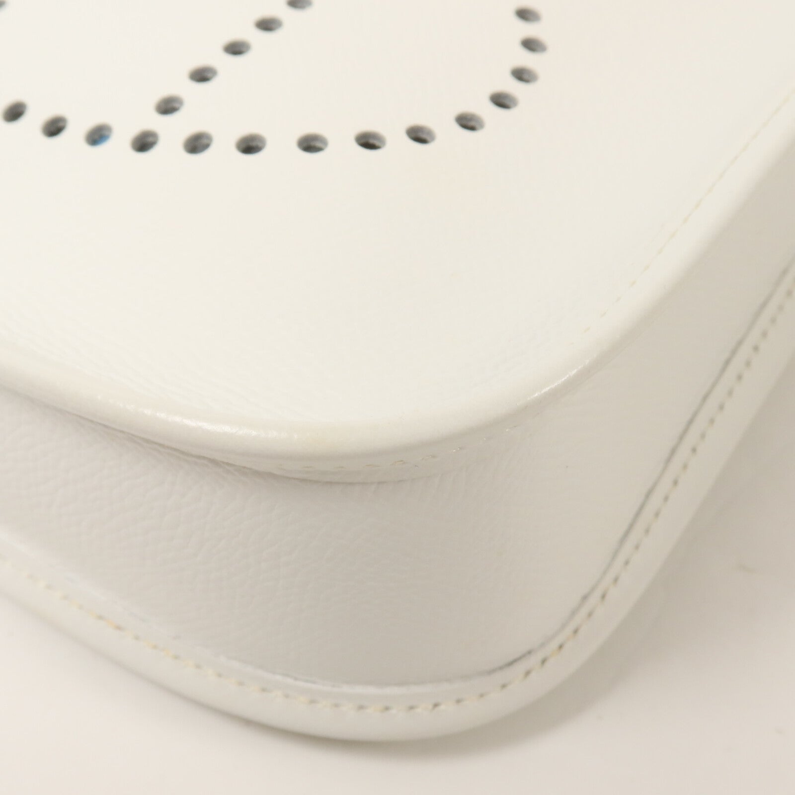 HERMES Epsom皮革Evelyne TPM肩背袋White