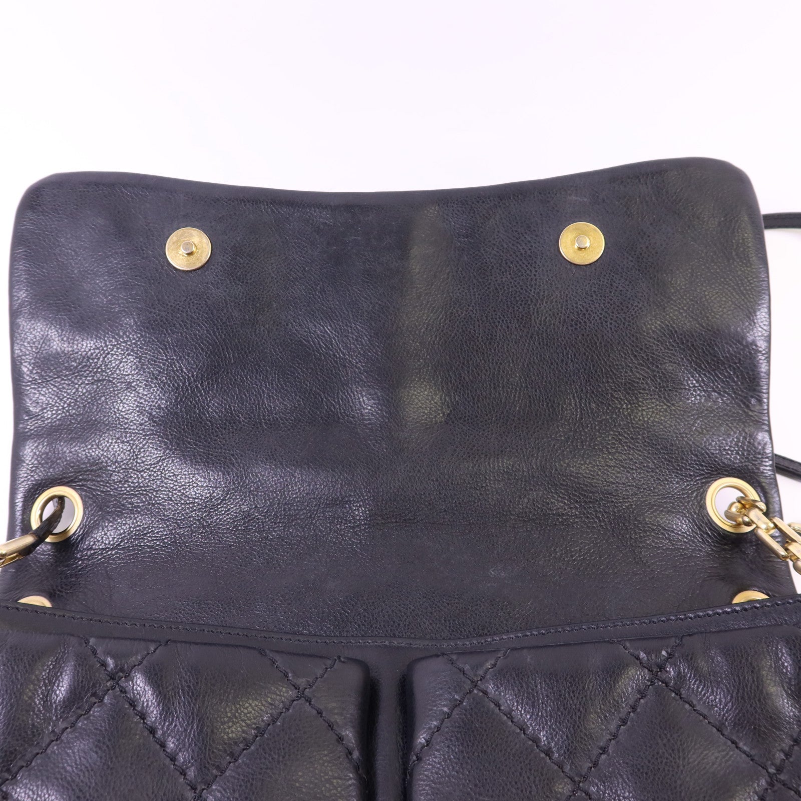 CHANEL 牛皮皮革Shoulder Bag金扣肩背袋