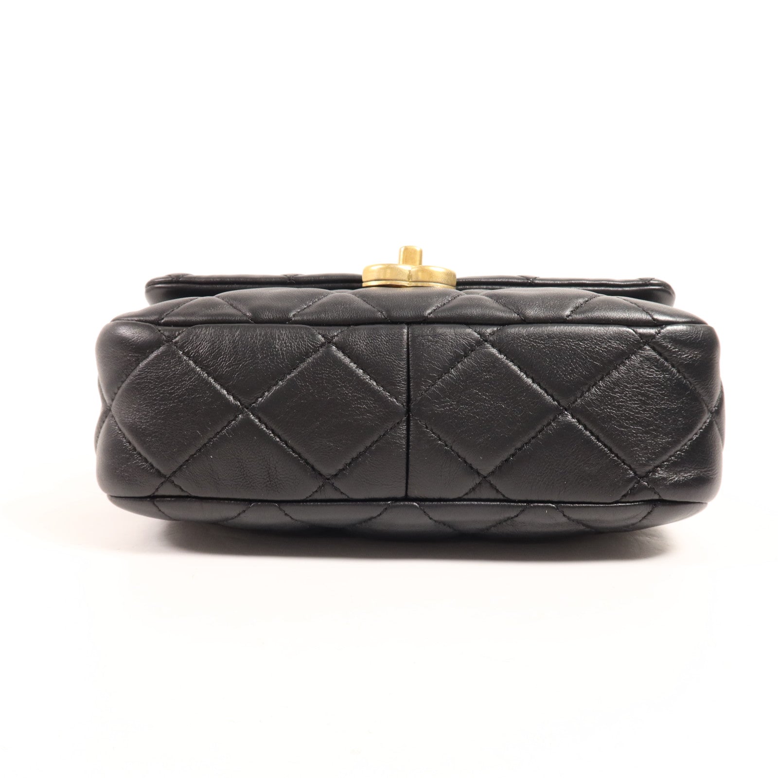 CHANEL 【激減優惠】羊皮皮革Chain Shoulder金扣鏈帶肩背袋