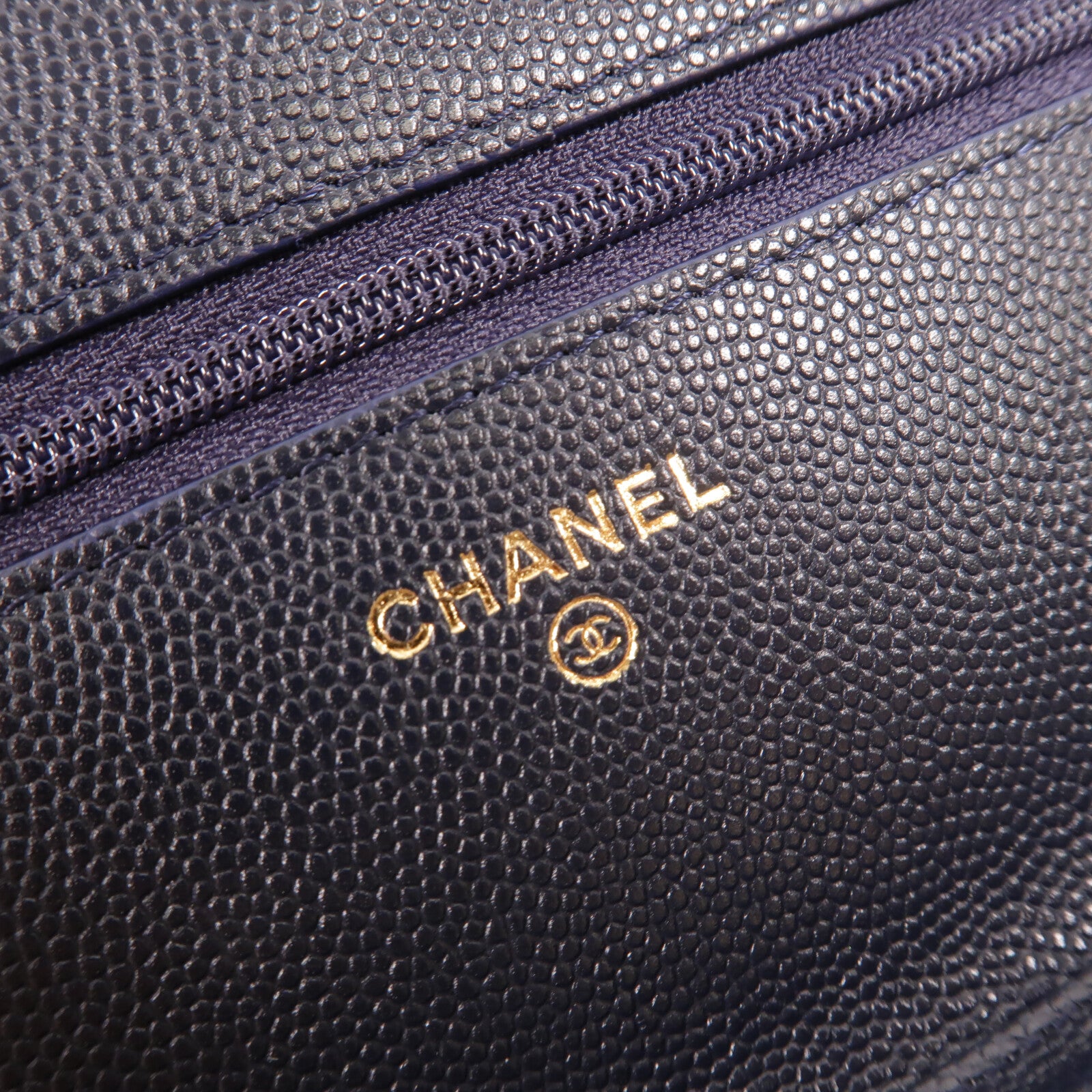 CHANEL 牛皮皮革WOC Wallet On Chain鏈帶肩背袋