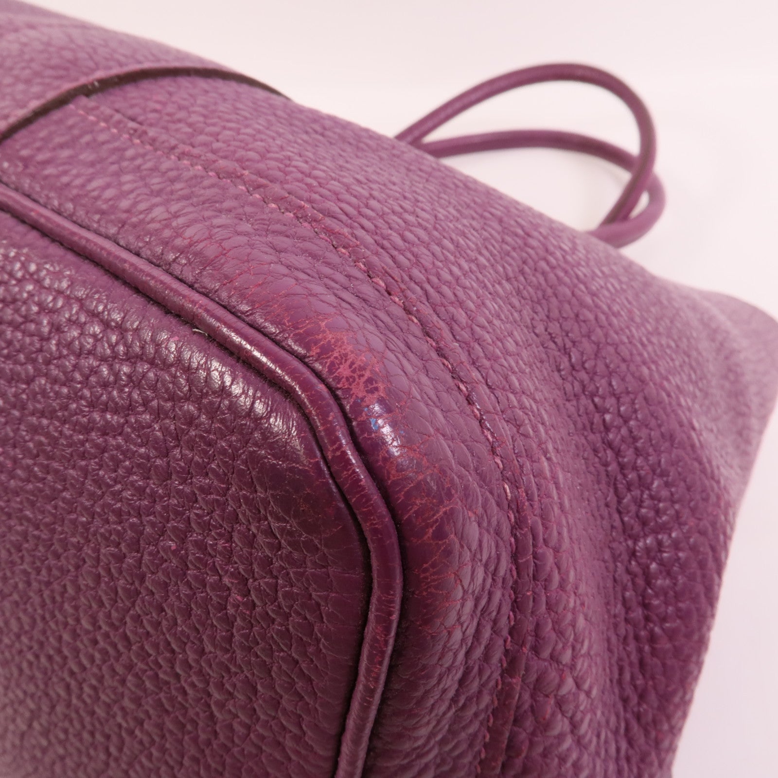HERMES Clemence皮革 Garden Party PM手挽袋Anemone