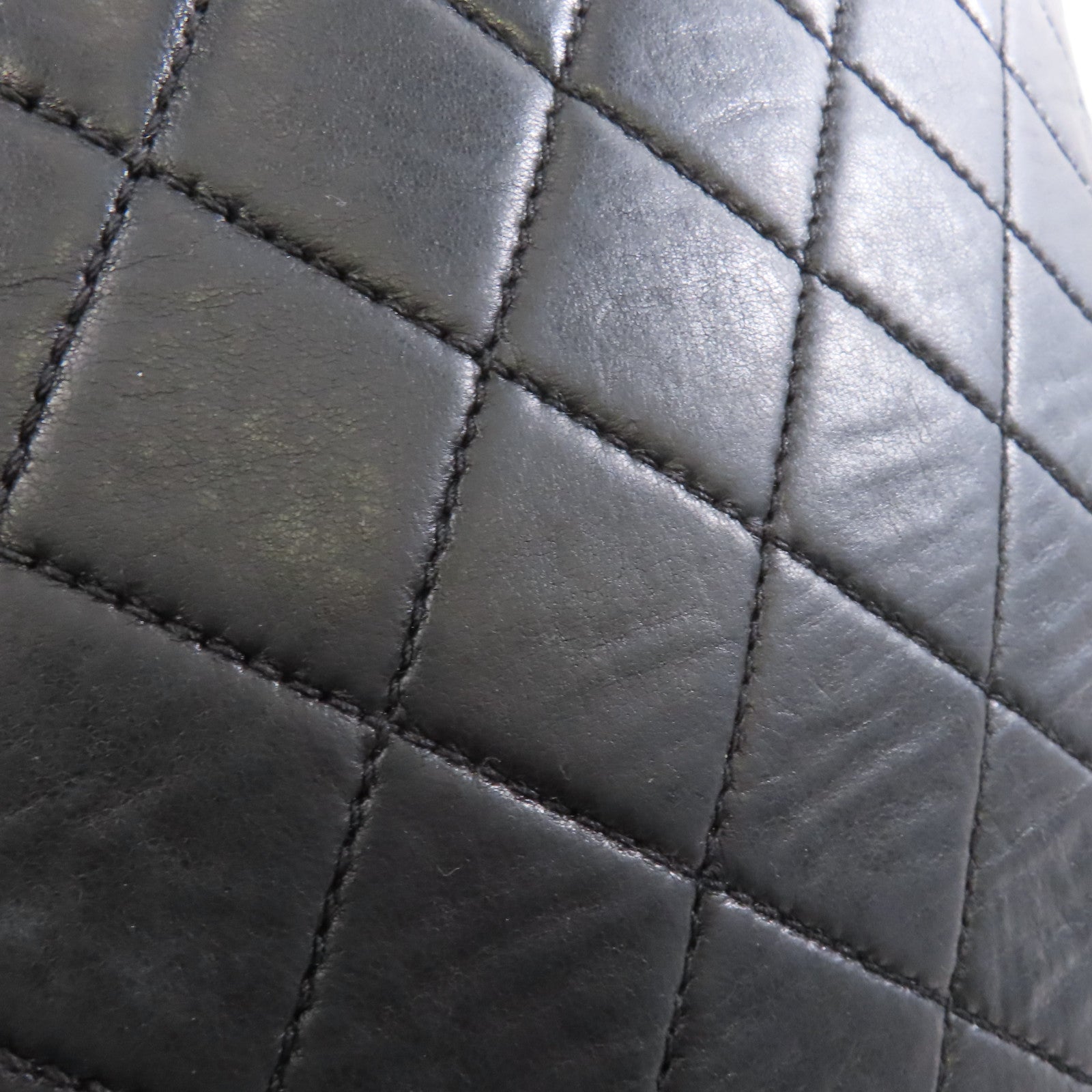 CHANEL 【激減優惠】菱格羊皮皮革Shoulder Bag金扣肩背袋黑色