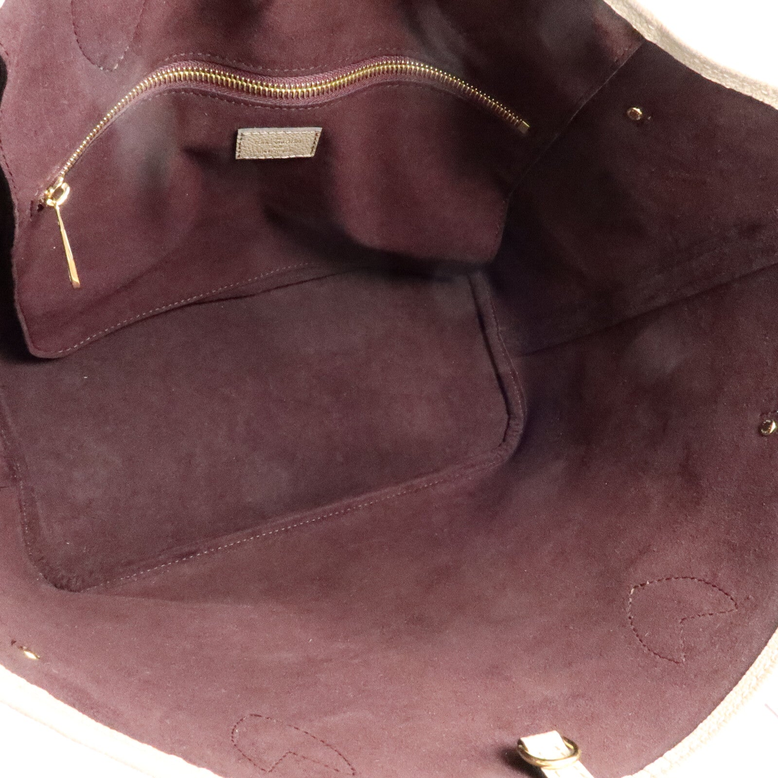 LOUIS VUITTON Monogram Empreinte Neverfull MM肩背袋