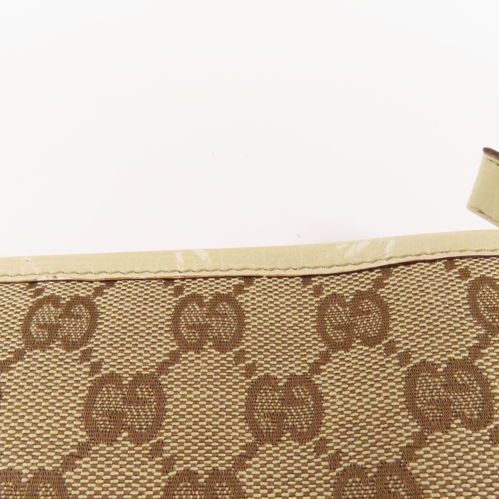 GUCCI 帆布Shouder Bag金扣肩背袋