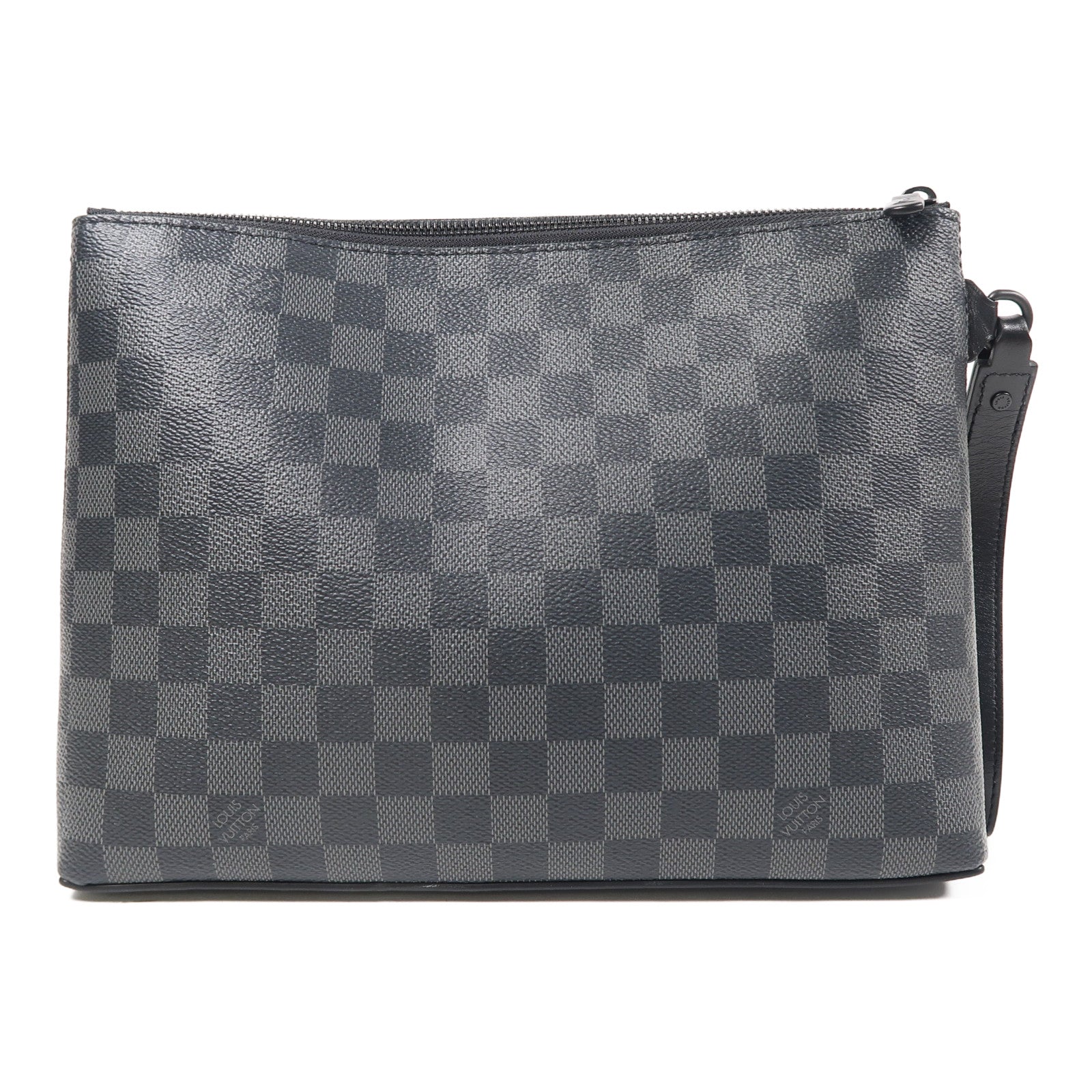 LOUIS VUITTON Damier Graphite Takeoff Pouch手拿包黑色