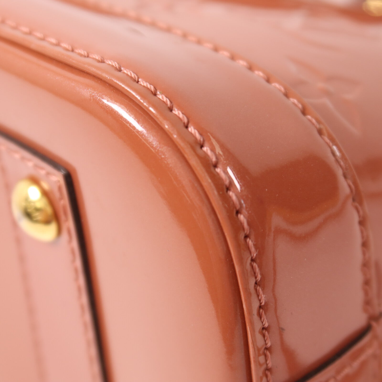 LOUIS VUITTON Monogram Vernis Alma BB手挽肩背兩用袋