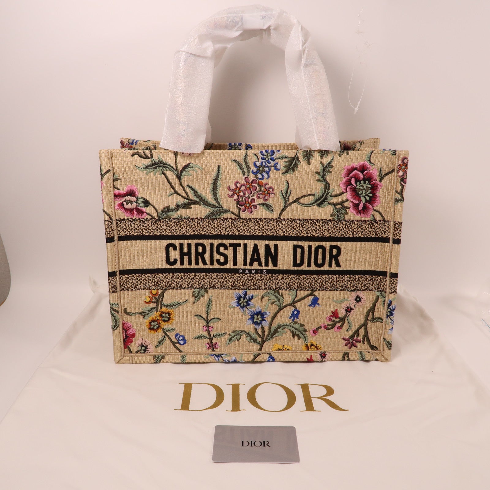 Dior 竹製Medium Dior Book Tote手挽袋彩色