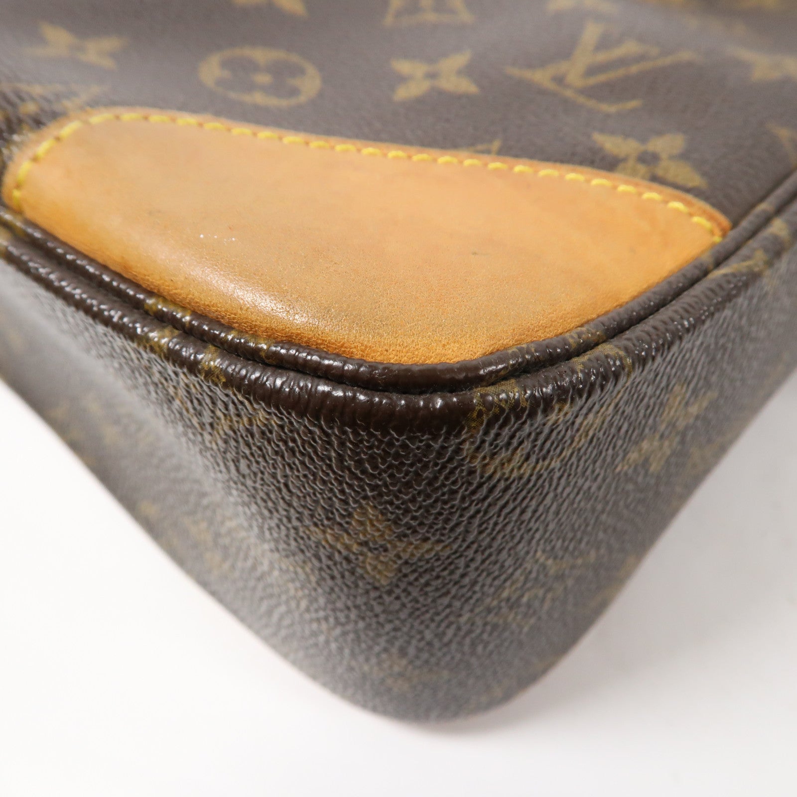 LOUIS VUITTON Monogram Boulogne金扣肩背袋啡色