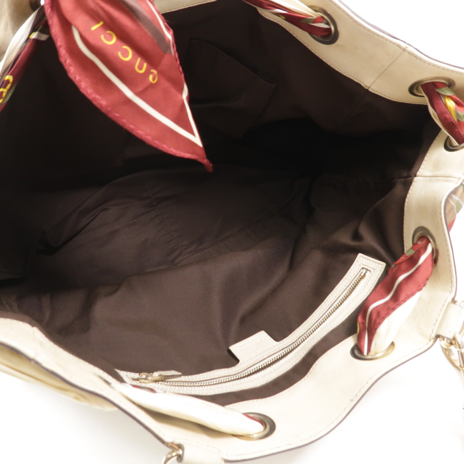 GUCCI 帆布Positano Scarf Tote Bag肩背袋