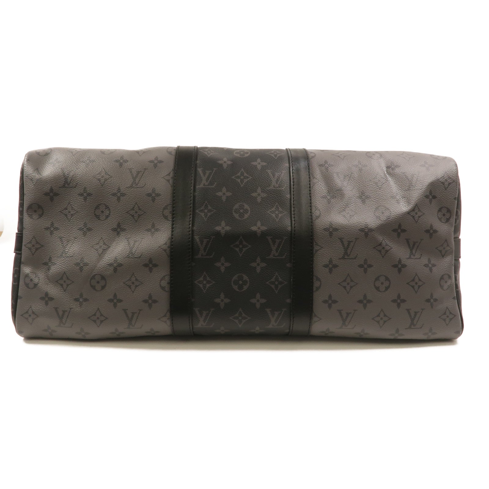 LOUIS VUITTON Monogram Eclipse Keepall Bandouliere 50手挽肩背兩用袋