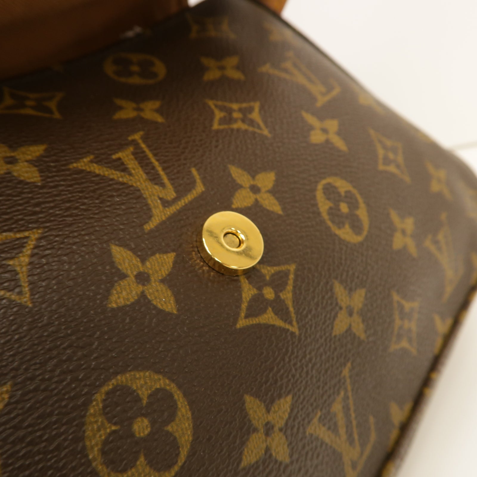 LOUIS VUITTON Monogram Mini Looping Shoulder Bag金扣肩背袋啡色