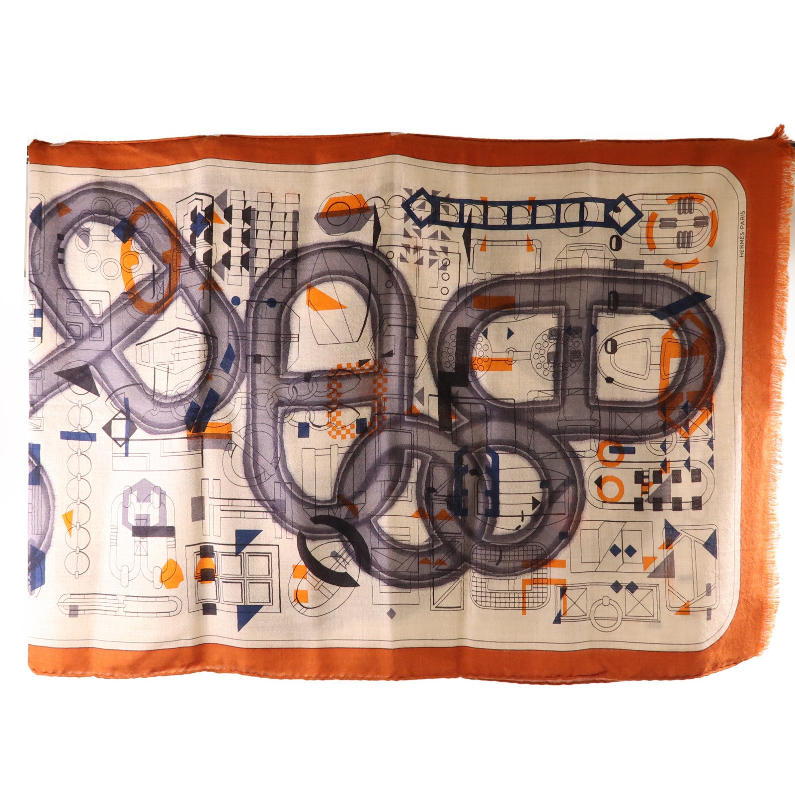 HERMES 羊絨/絲綢Scarf圍巾
