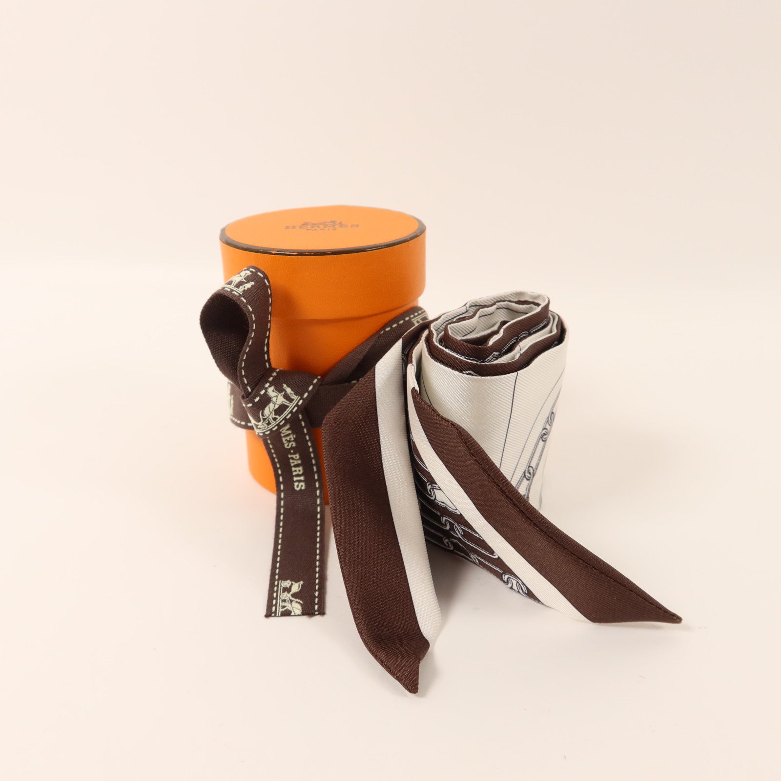 HERMES 絲質Twilly絲巾