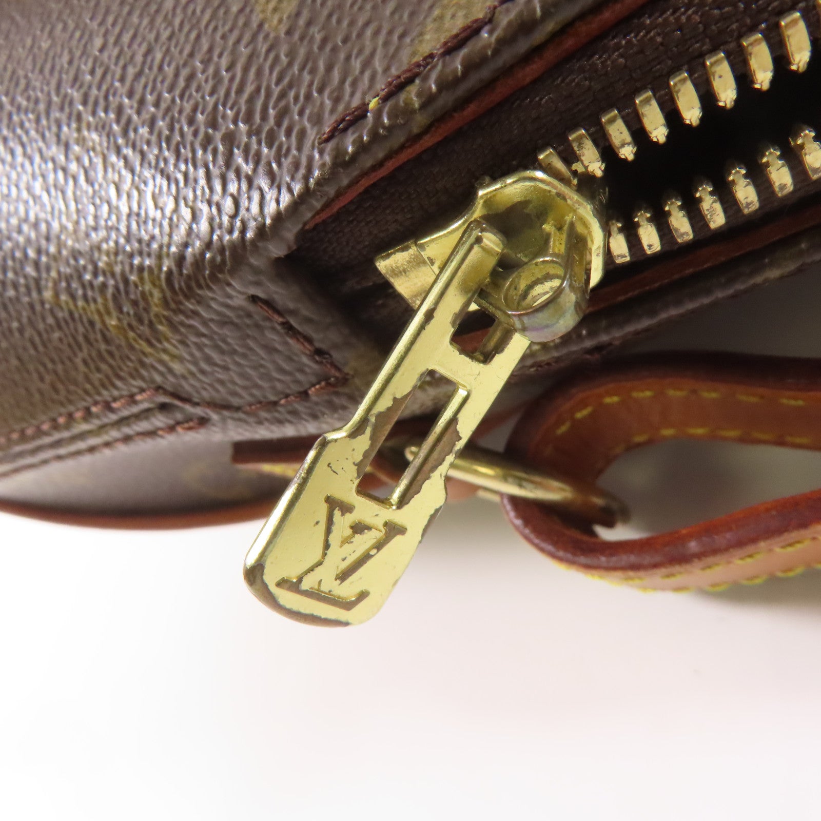 LOUIS VUITTON Monogram Ellipse Sac A Dos Backpack金扣背包棕色