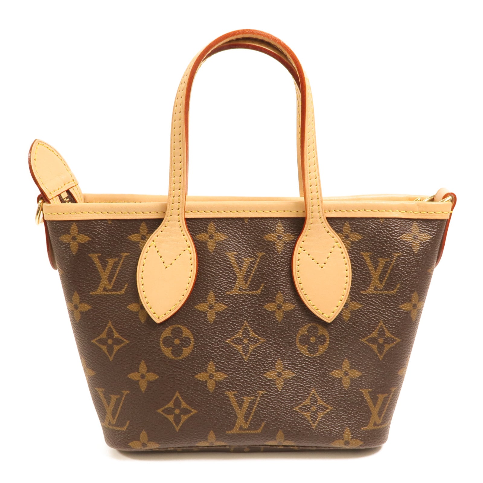 LOUIS VUITTON Monogram Neverfull BB金扣手挽肩背兩用袋