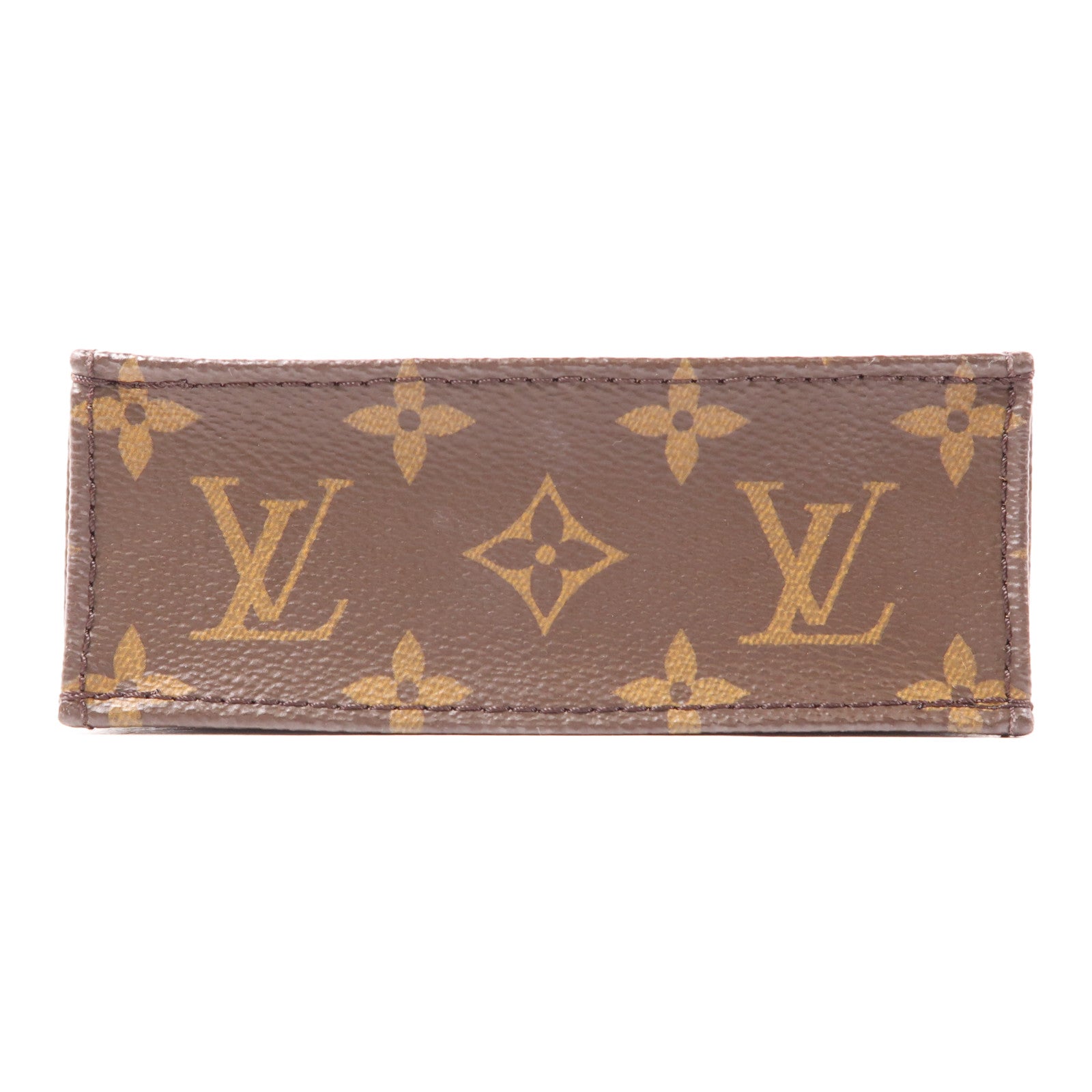 LOUIS VUITTON LV GHW Petit Sac Plat 2 Way Shoulder Bag M81295 Monogram Brown