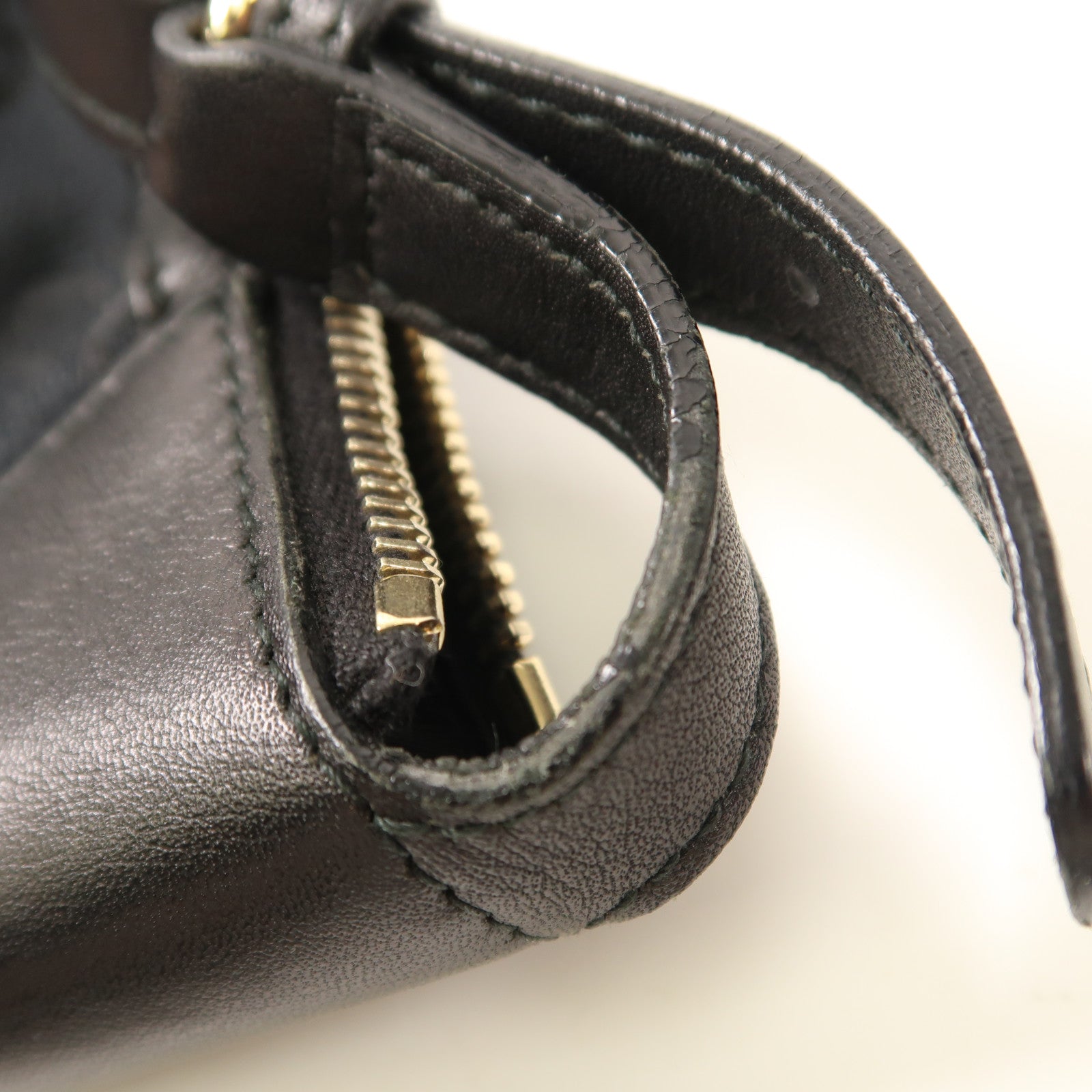 GUCCI 帆布Accessory Pouch金扣手挽袋
