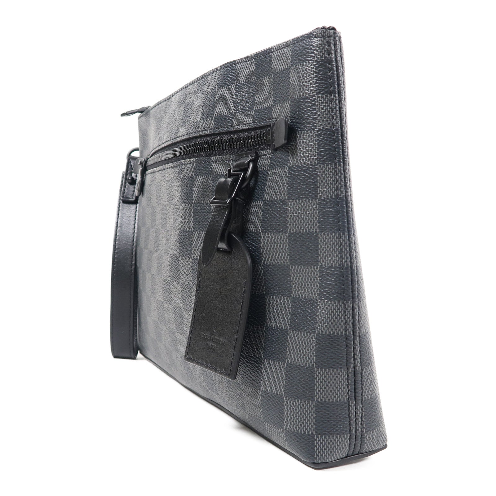 LOUIS VUITTON Damier Graphite Takeoff Pouch手拿包黑色