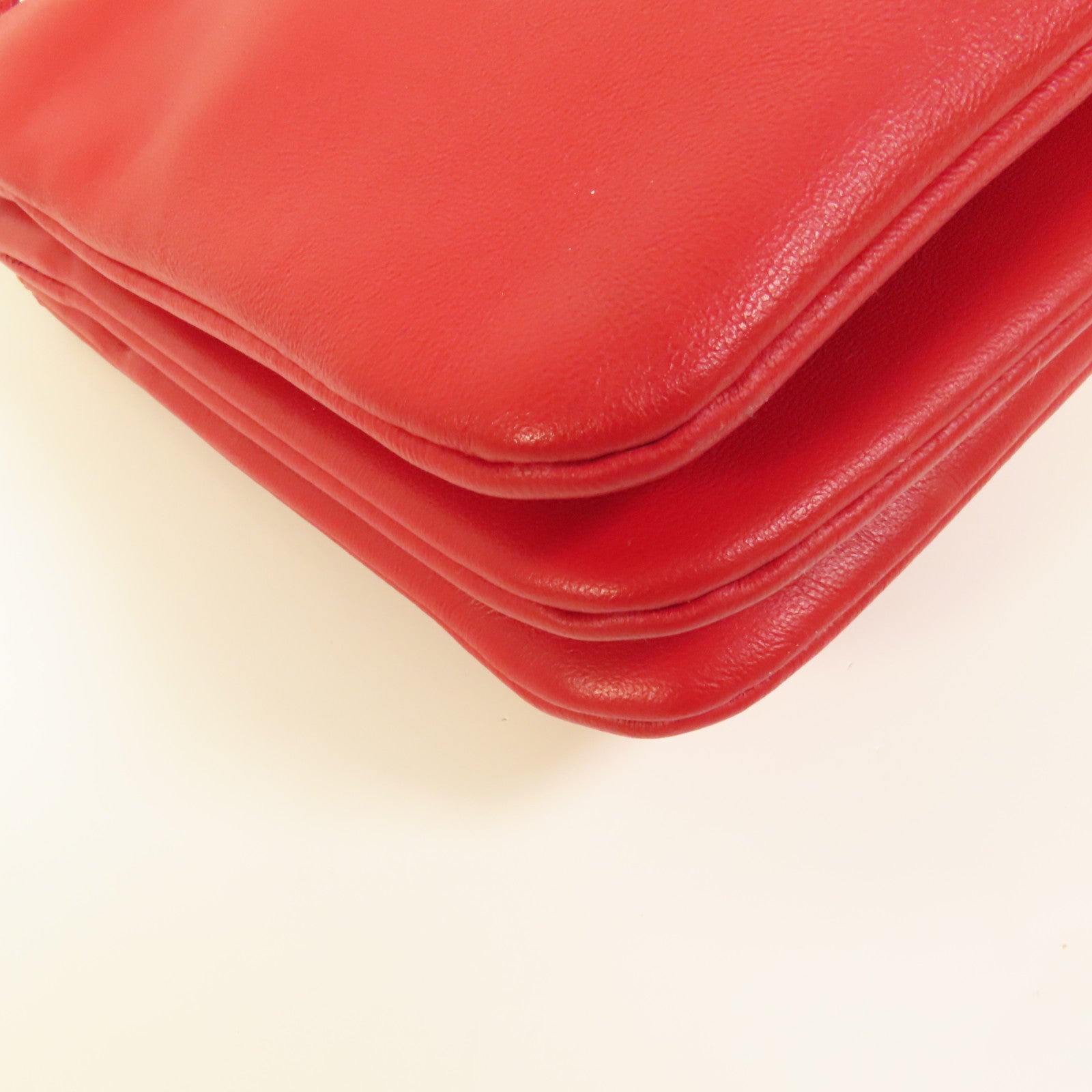 CELINE 羊皮皮革Trio金扣肩背袋