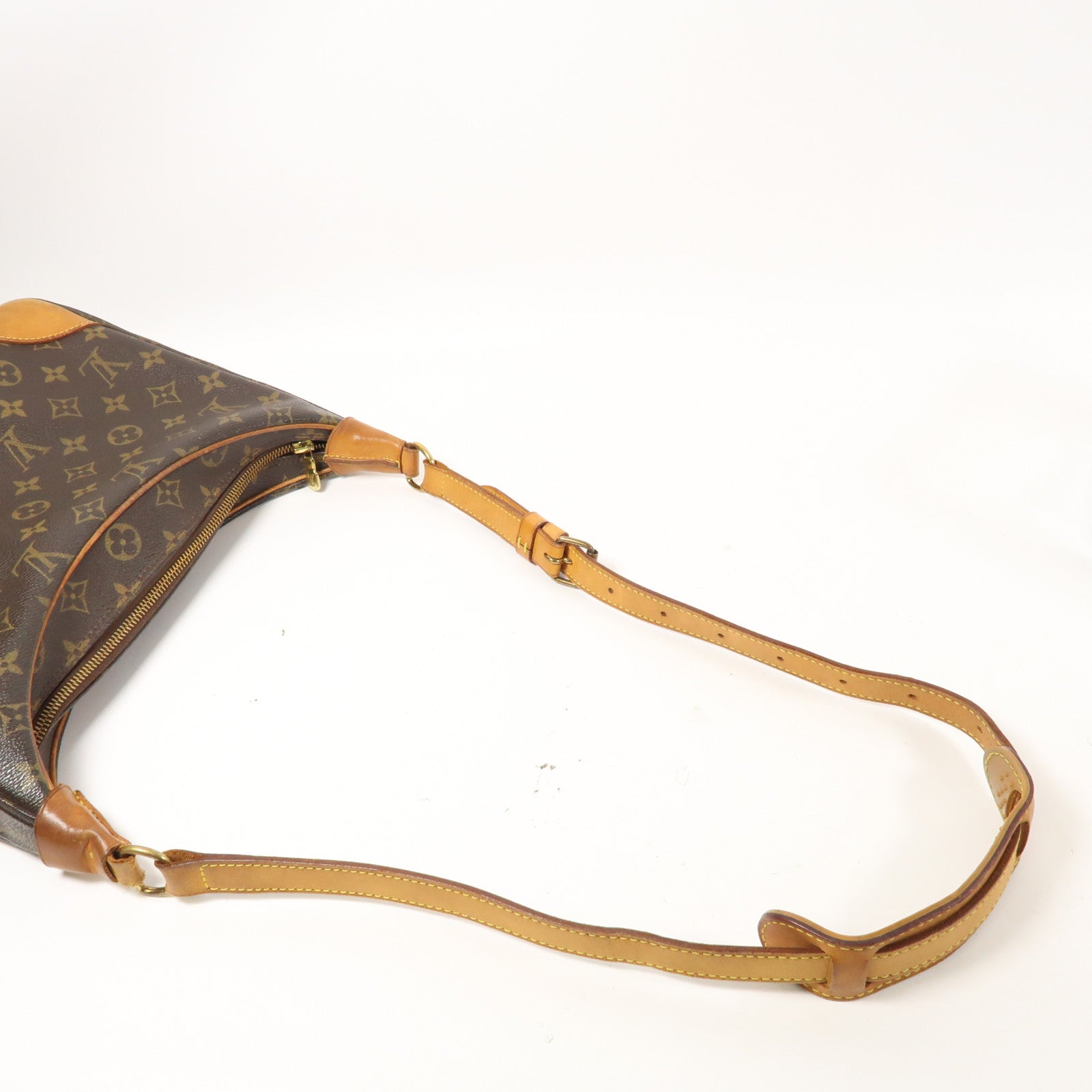 LOUIS VUITTON Monogram Boulogne金扣肩背袋啡色