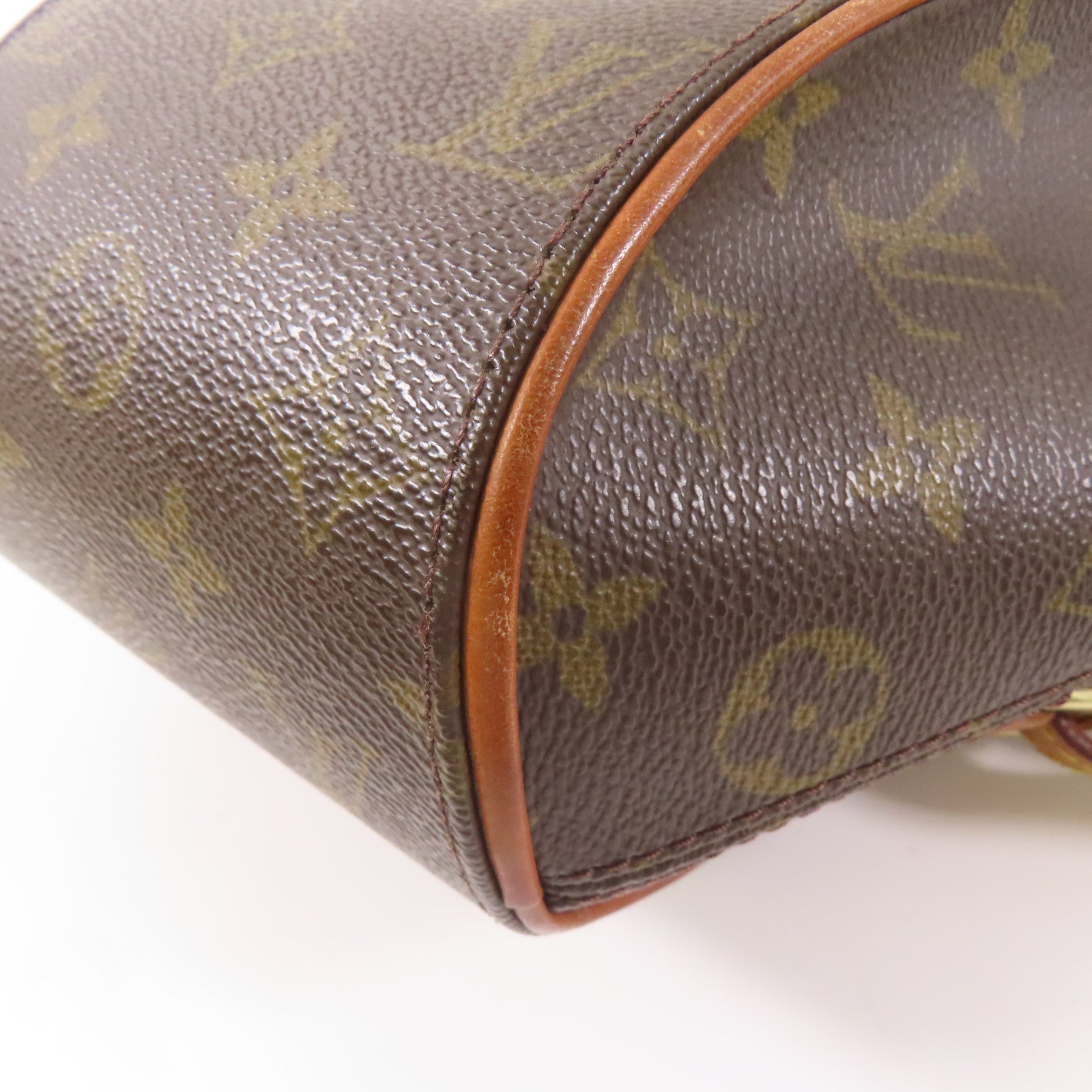 LOUIS VUITTON Monogram Ellipse Sac A Dos Backpack金扣背包棕色