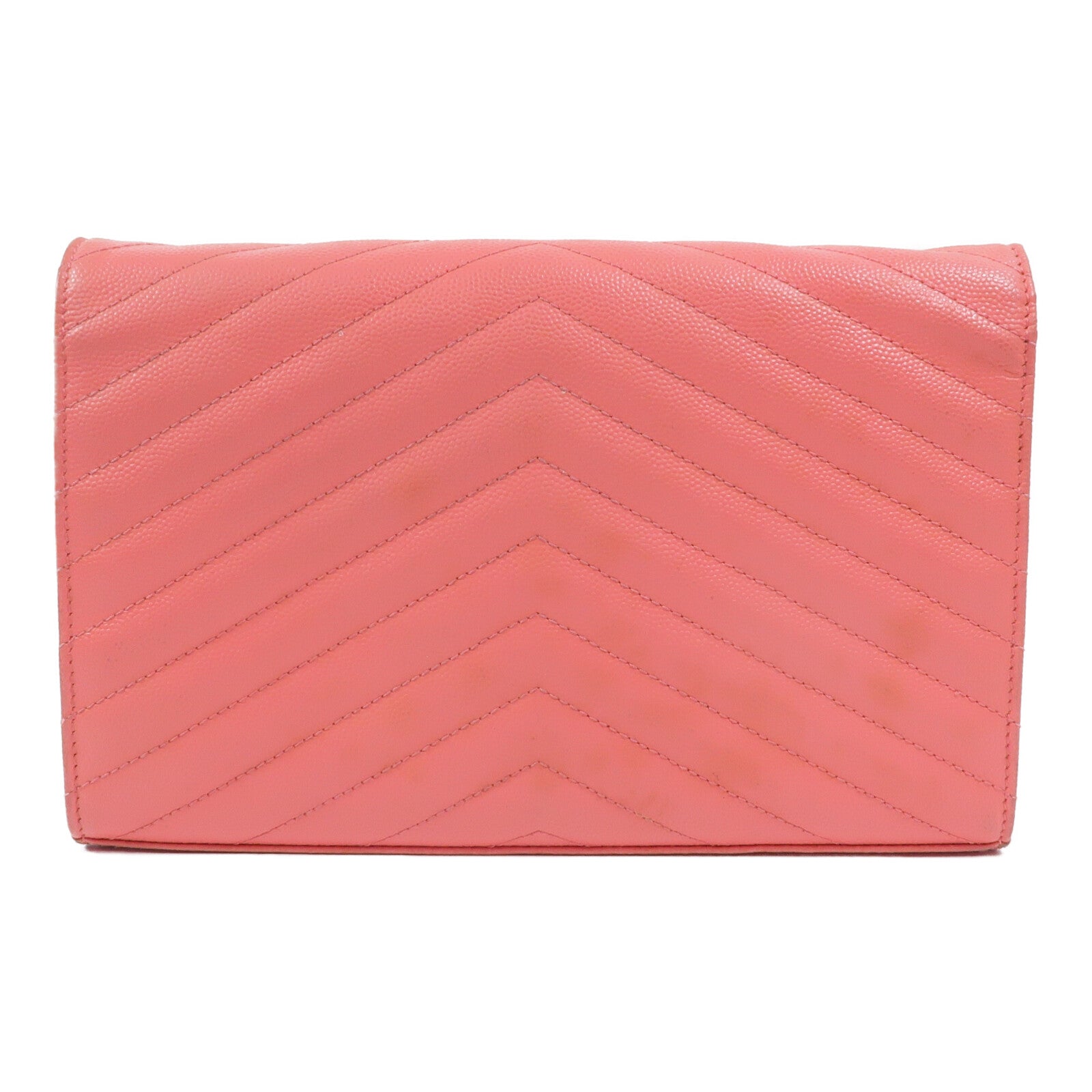 YVES SAINT LAURENT 牛皮皮革Cassandre Envelope鏈帶肩背袋