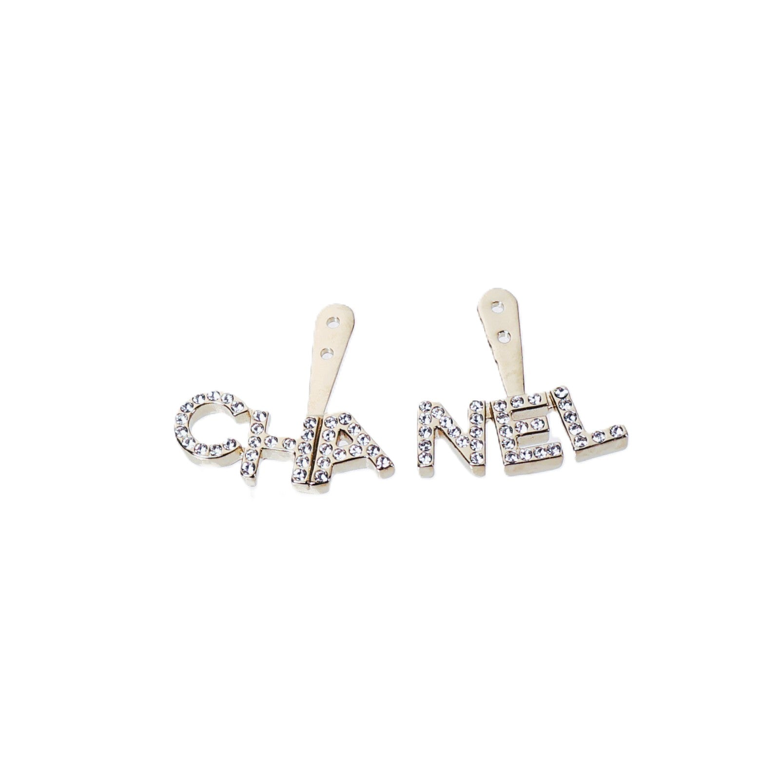 CHANEL 金屬/水晶Earring耳環