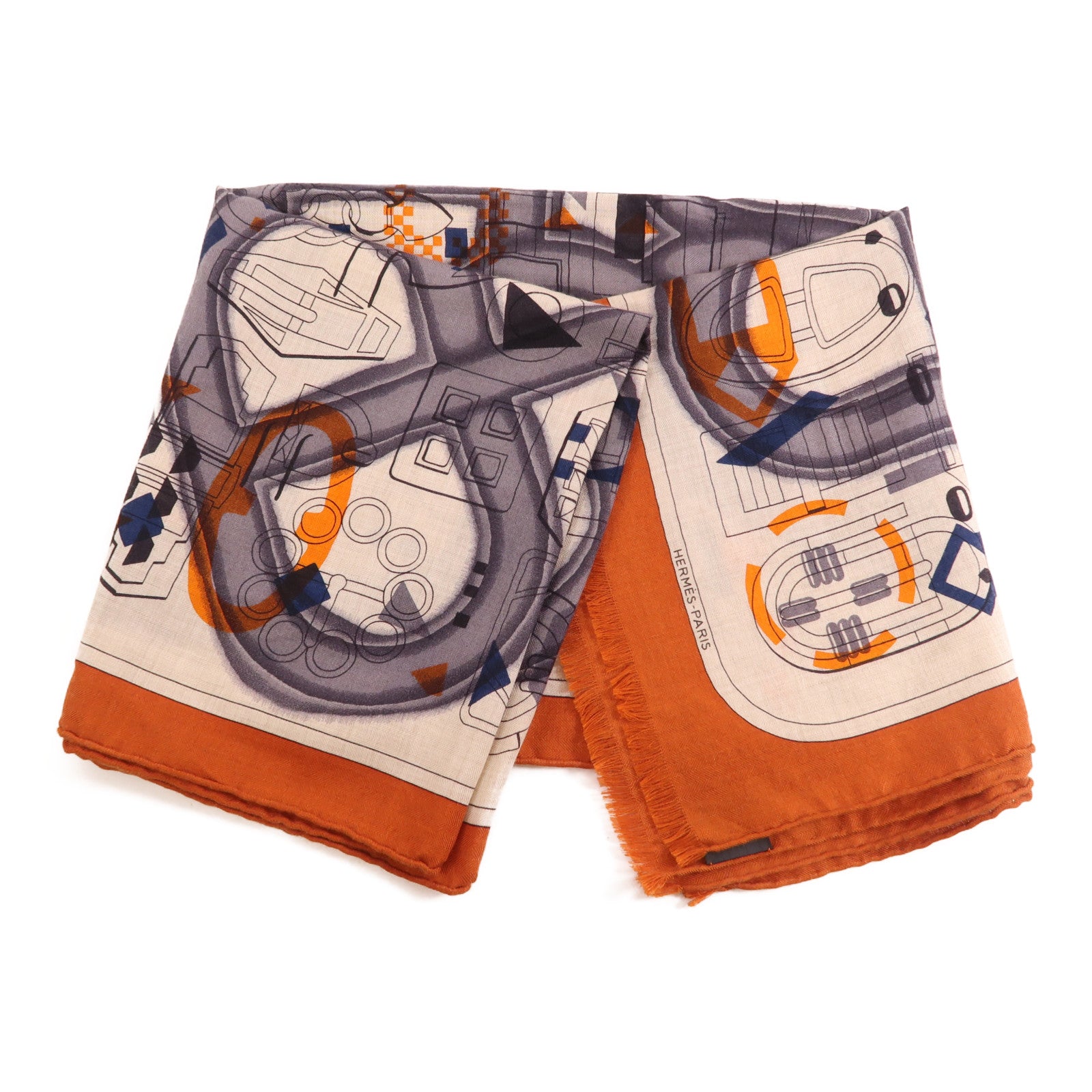 HERMES 羊絨/絲綢Scarf圍巾